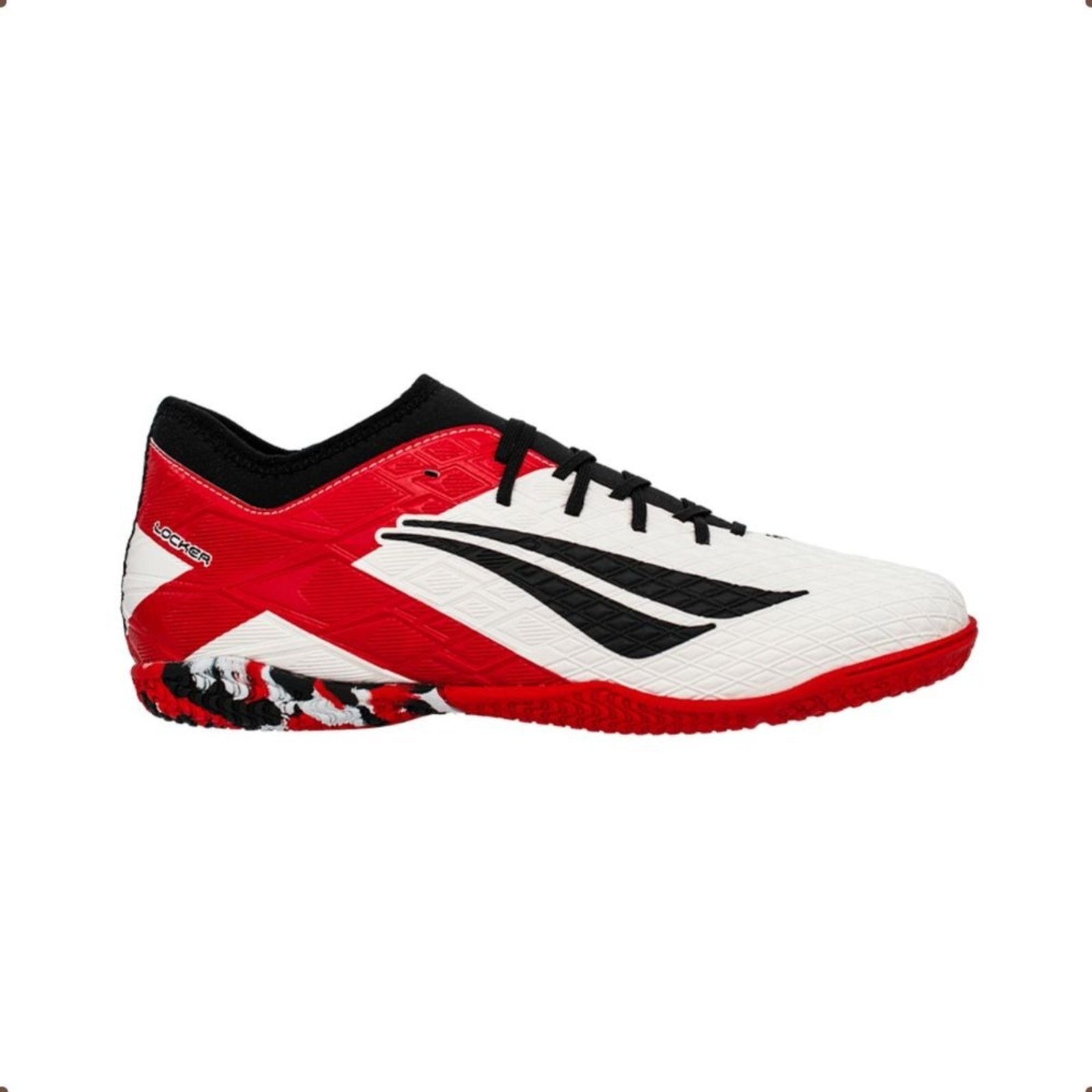 Imagem principal Chuteira Masculina Indoor Penalty Locker Y-3 Branca Penalty preto