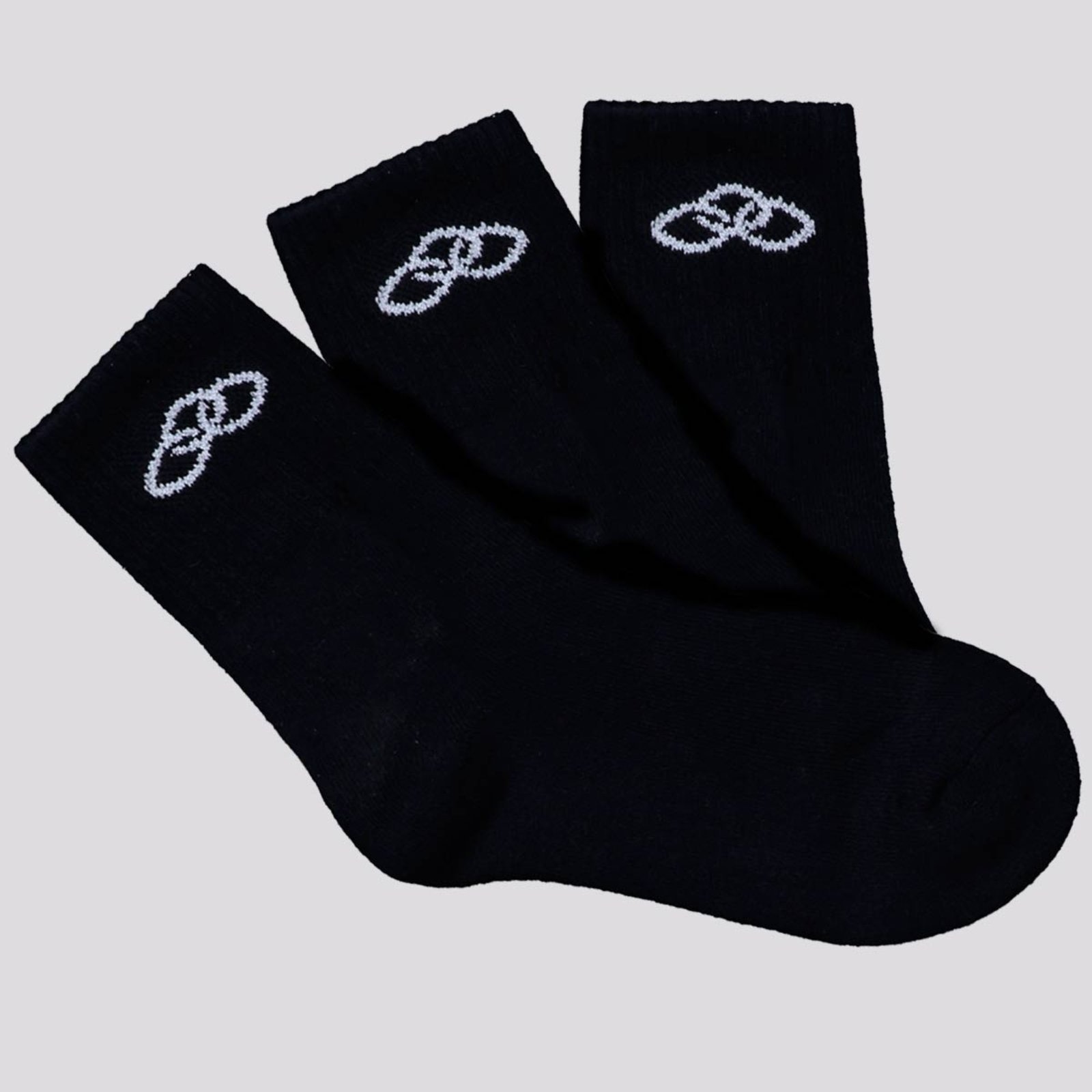 Imagem principal Kit Meia Olympikus Tripack Cano Médio Feminina Preta OLYMPIKUS preto