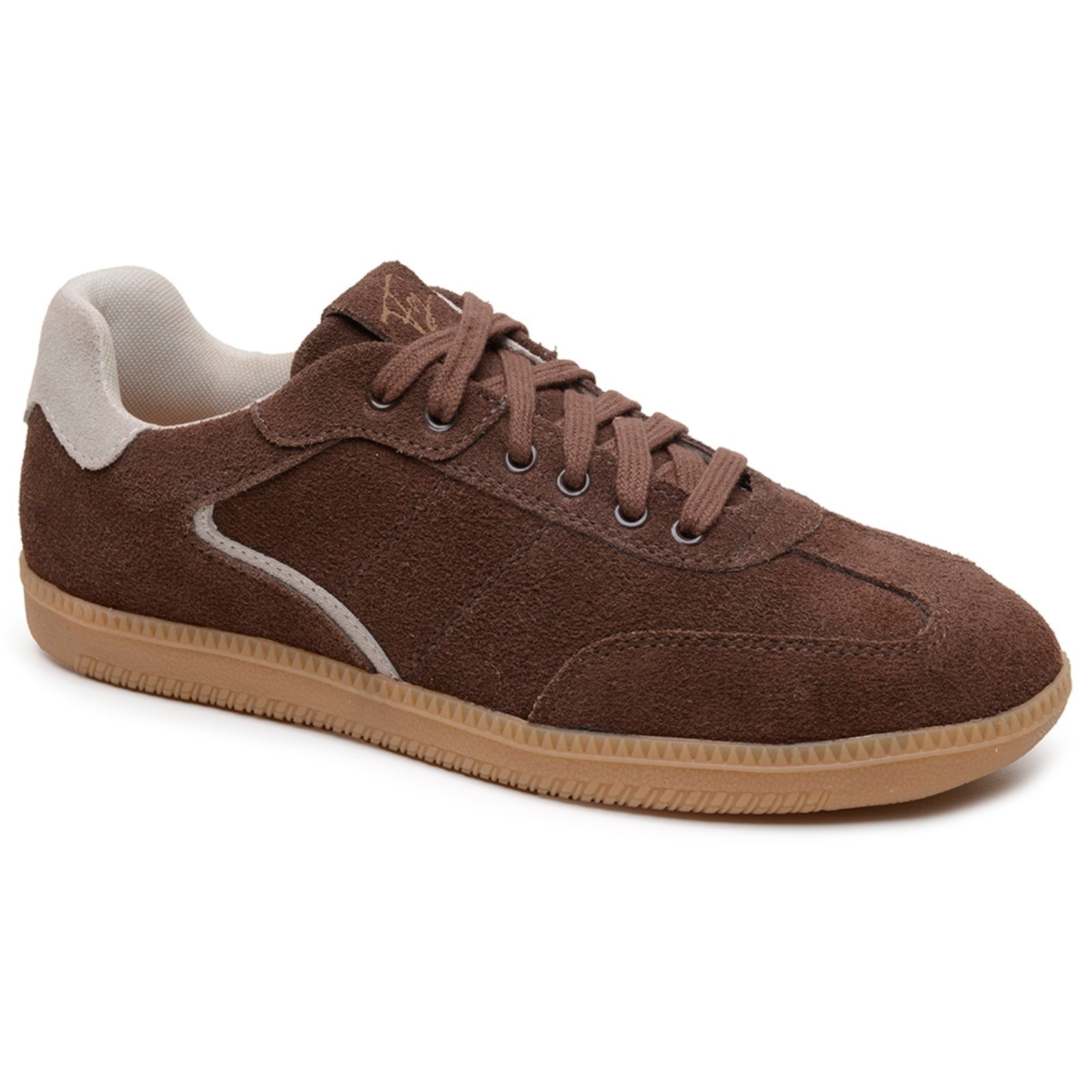 Imagem principal Tênis Feminino Couro Legítimo Casual Deborah Extremo Conforto Leve Macio super shoes marrom