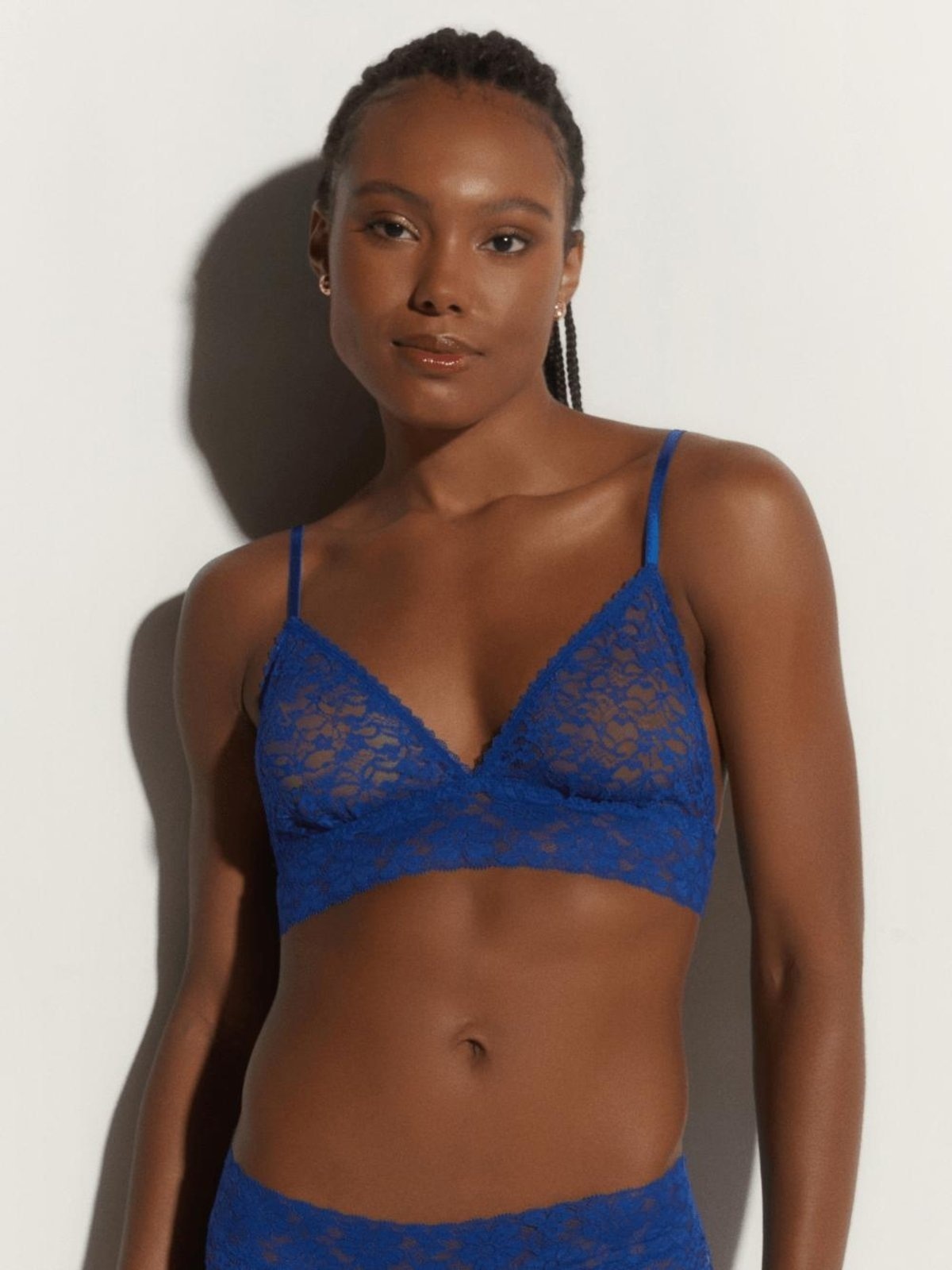 Imagem principal Sutiã Triângulo Renda Sweet Lace Azul Medio Loungerie incolor azul