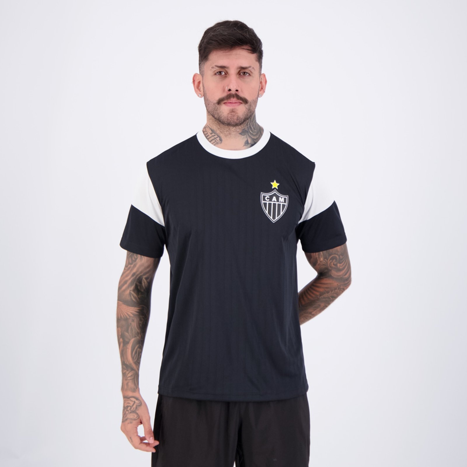 Imagem principal Camisa Atlético Mineiro Estremecer Preta braziline preto