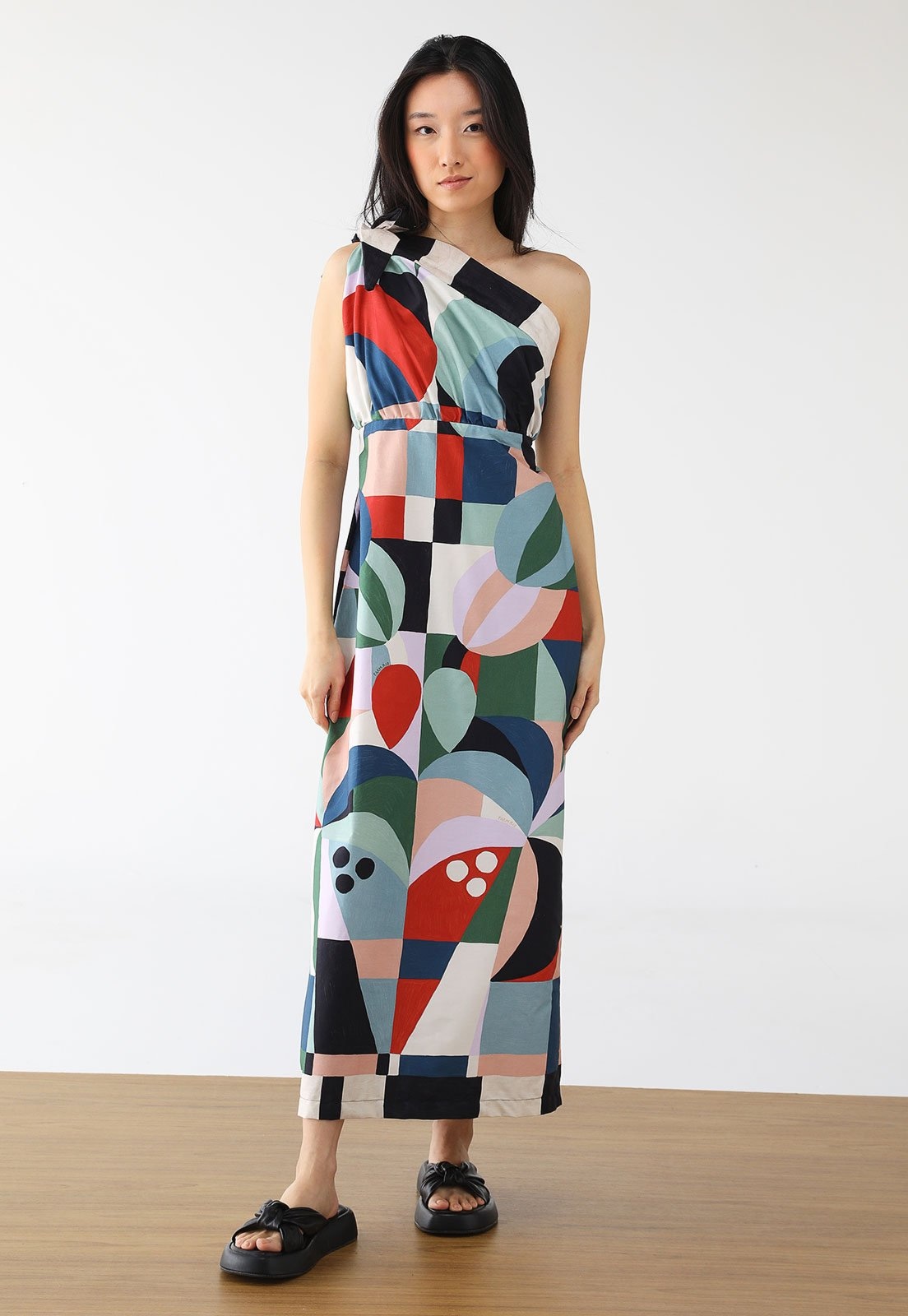 Imagem principal Vestido FARM Midi Recanto dos Coqueiros FARM verde