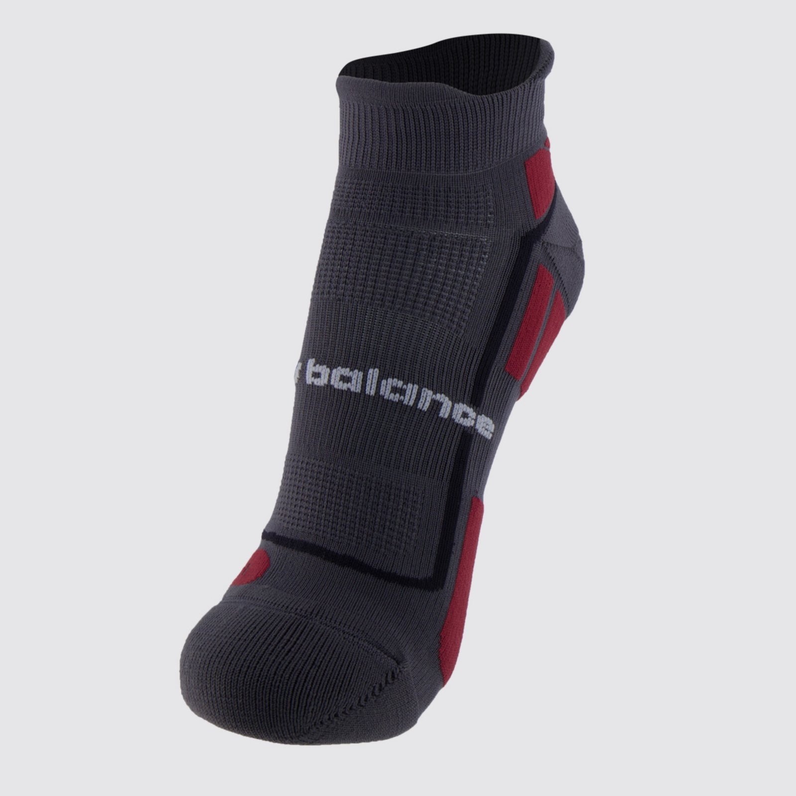 Imagem principal Meia New Balance Cano Invisível e Vermelha New Balance cinza