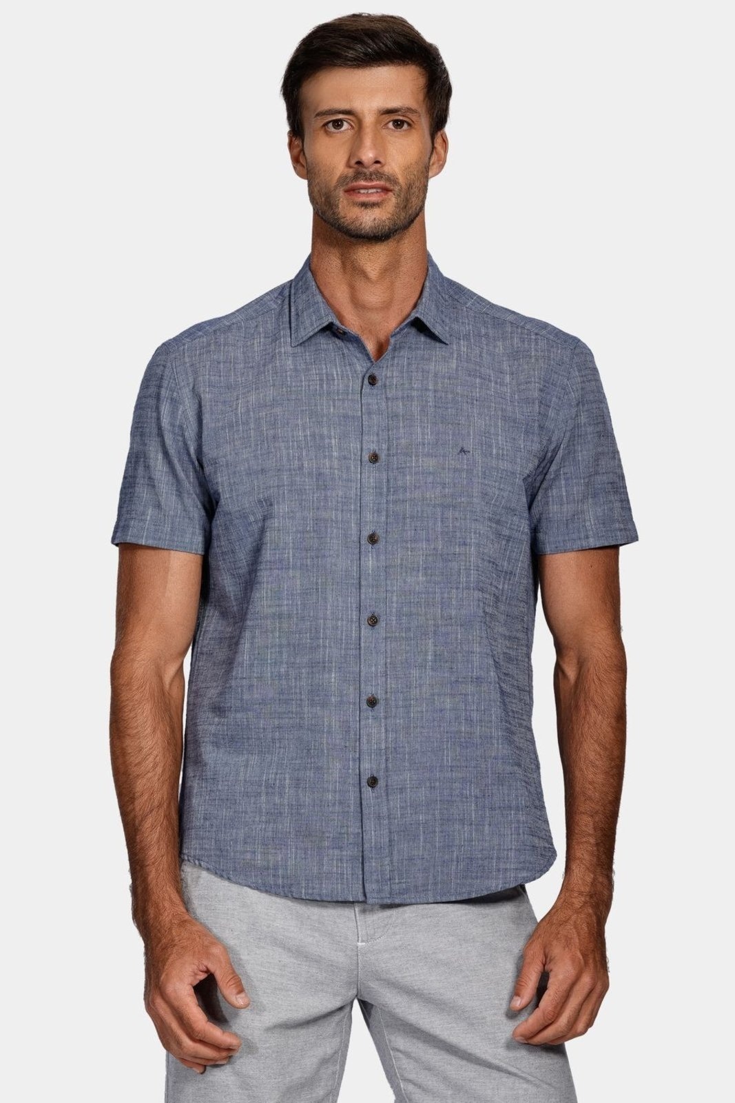 Imagem principal Camisa Aramis Slim Algodão Fine Marinho Aramis azul marinho