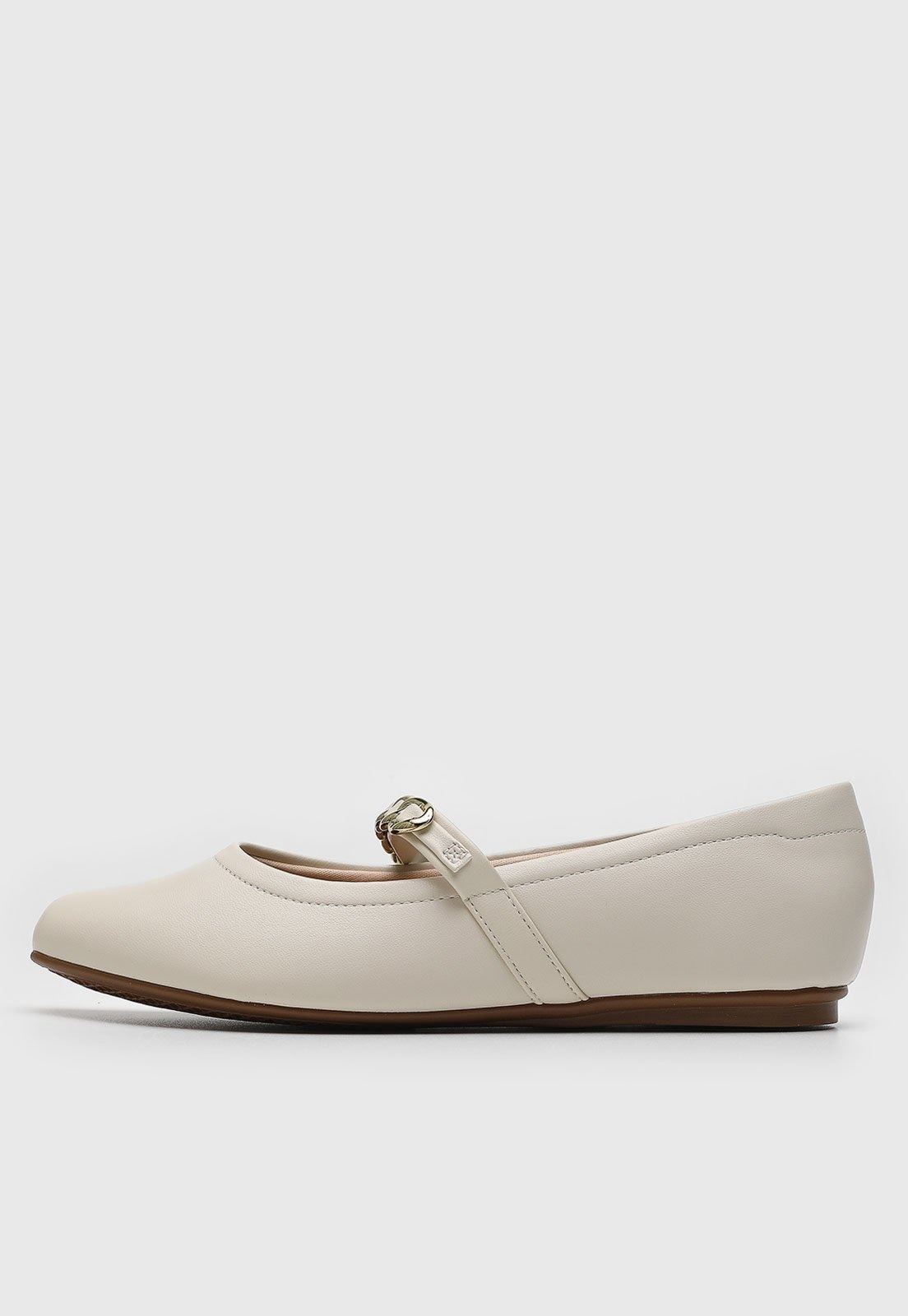 Imagem principal Sapatilha Feminina Beira Rio Tira Fivela Off-White BEIRA RIO off-white white