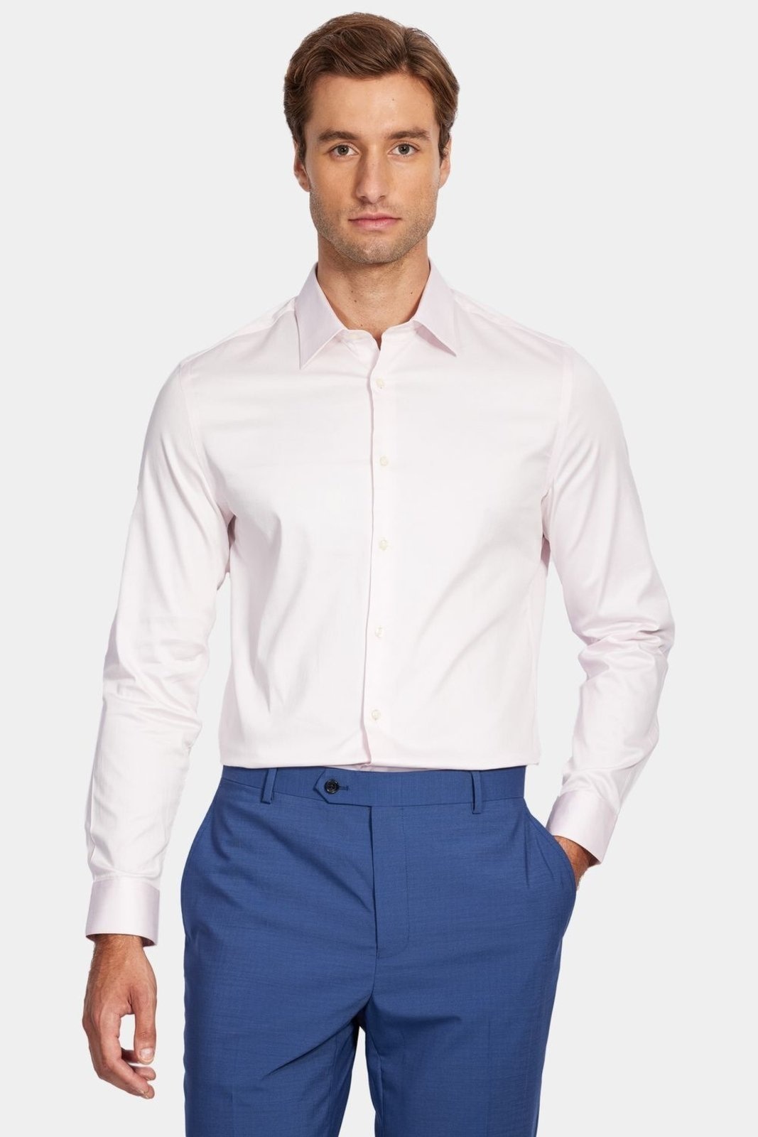 Imagem principal Camisa Aramis Manga Longa Social Algodão Egípcio Fio 60 Rosa Aramis incolor rosa