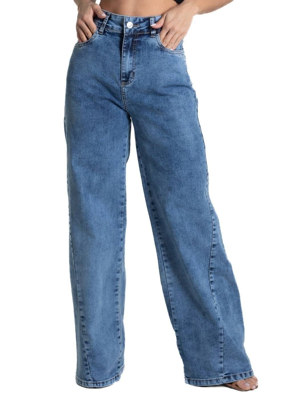 Imagem principal Calça Jeans Sawary Wide Leg - 281721 Sawary azul