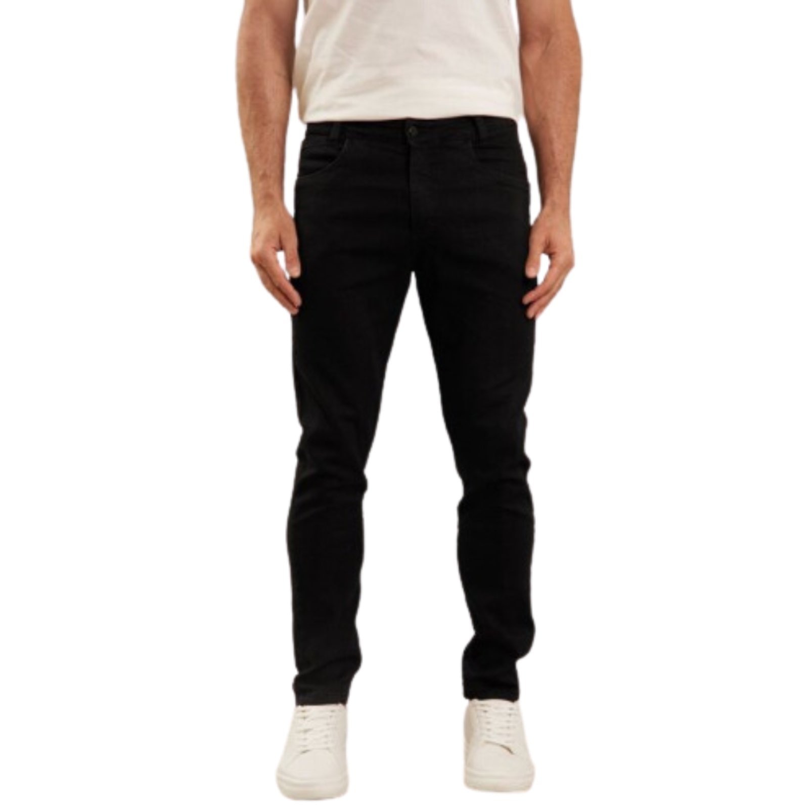Imagem principal Calça Jeans Masculina Preta Slim Fit Lemier Collection LEMIER preto