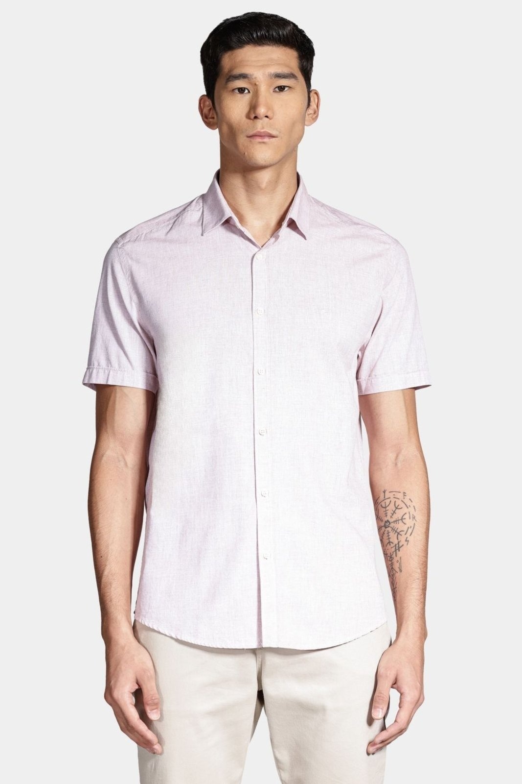 Imagem principal Camisa Aramis Manga Curta Cosmo Slim Algodão Modal Boa Vista Aramis incolor