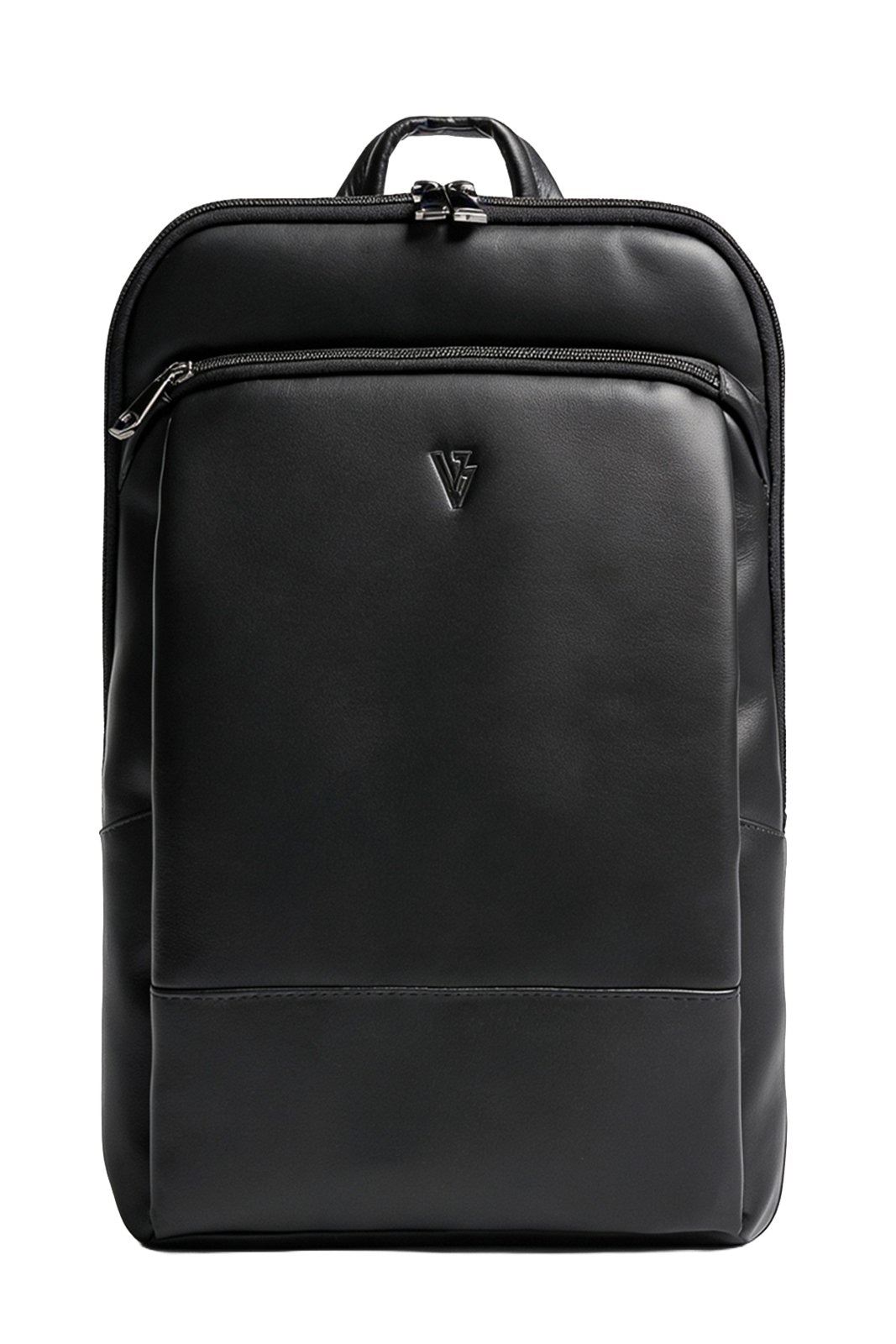 Imagem principal Mochila masculina slim para notebook couro italiano Otávio Vira Vento preto