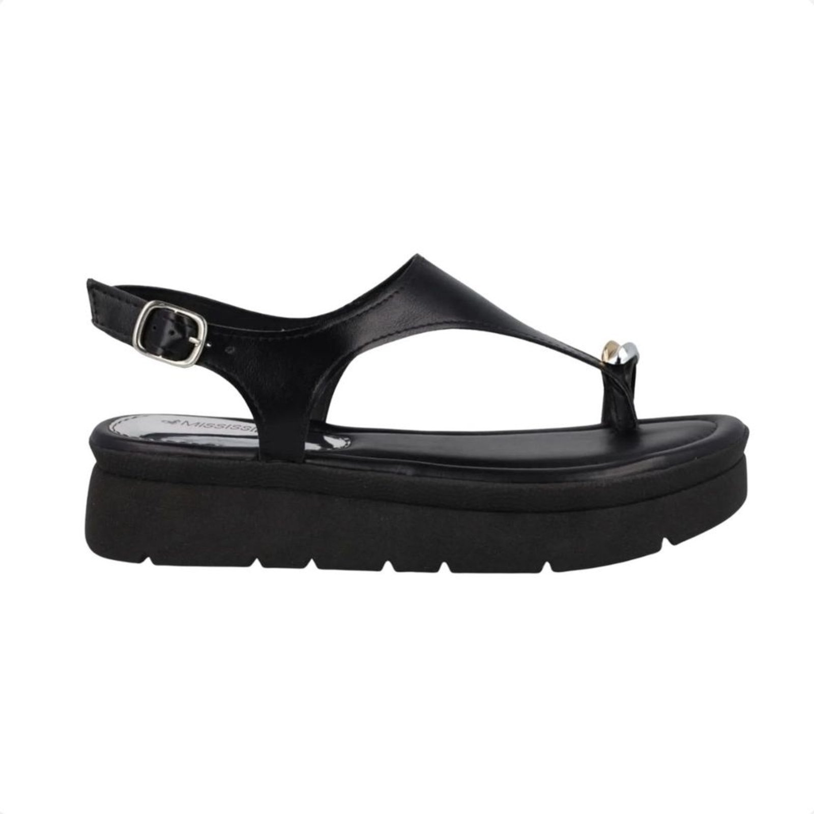 Imagem principal Sandália Feminina Papete Mississipi Preta MISSISSIPI preto