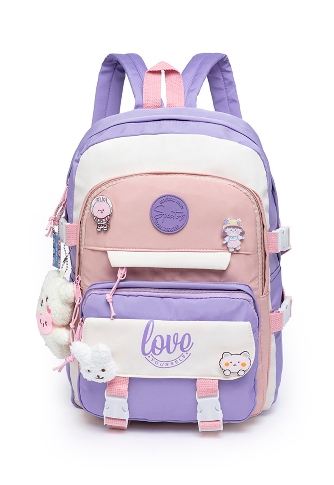 Imagem principal Infantil - Mochila Feminina Spector Escolar Resistente Spector lilás