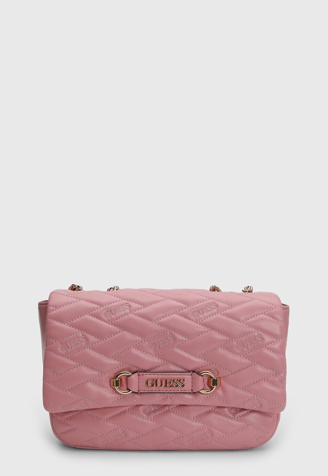 Imagem principal Bolsa Média Guess Matelassê Guess rosa