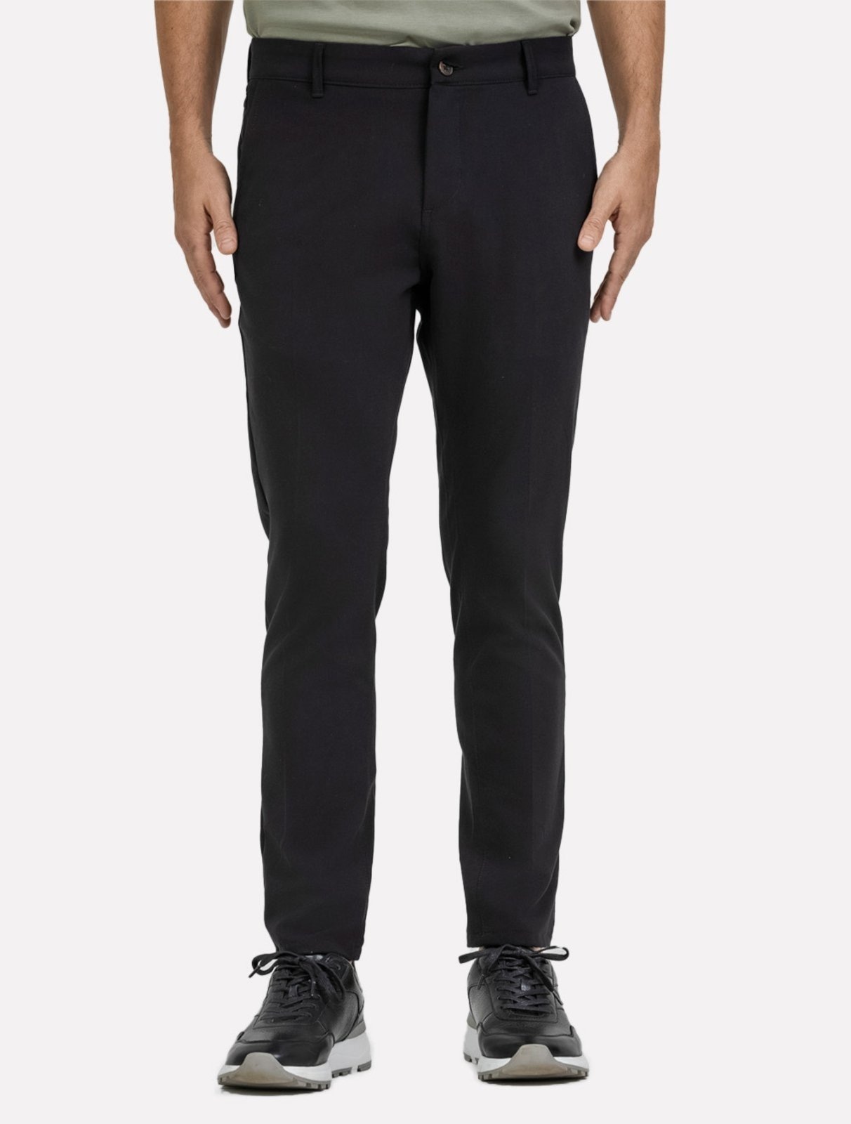 Imagem principal Calça K&J Black Slim Alfaiataria Elastano Preta King E Joe preto black