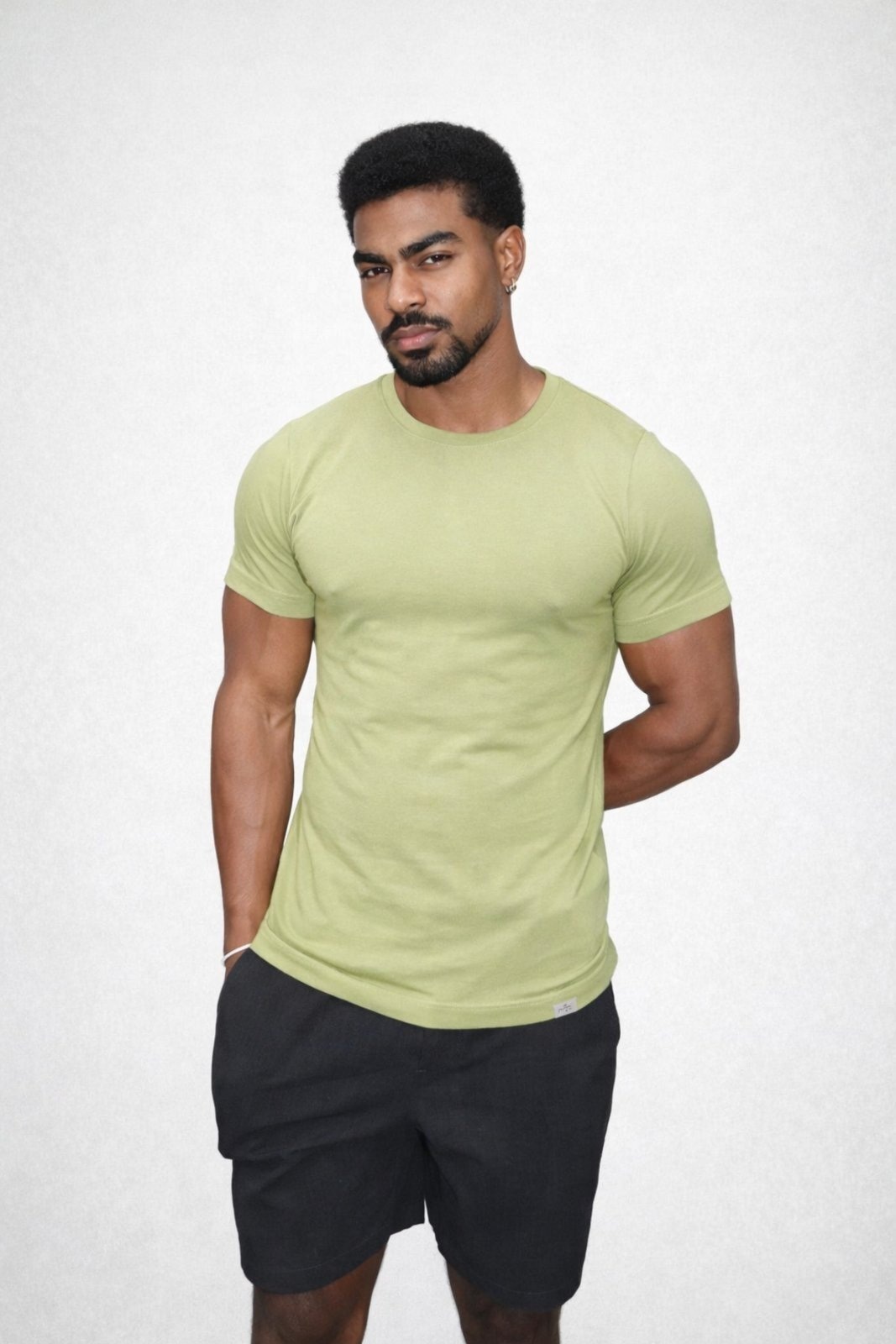 Imagem principal Camisa D Bell Outlet Fashion Slim Claro D BELL OUTLET FASHION verde oliva