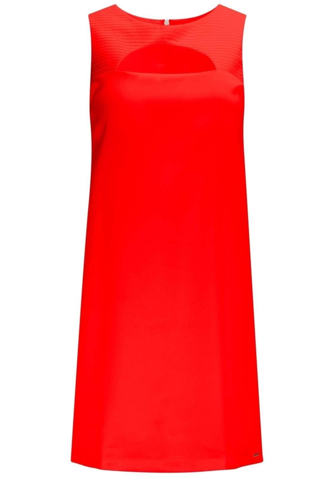 Imagem principal Vestido Curto Reto com Cut Out Decote Lez a Lez vermelho