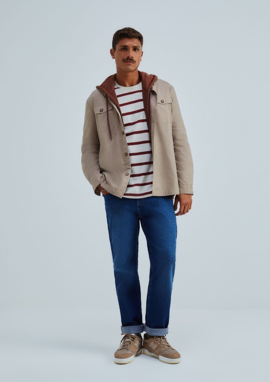 Imagem principal Calça Jeans Masculina Reta Tradicional Hering azul marinho