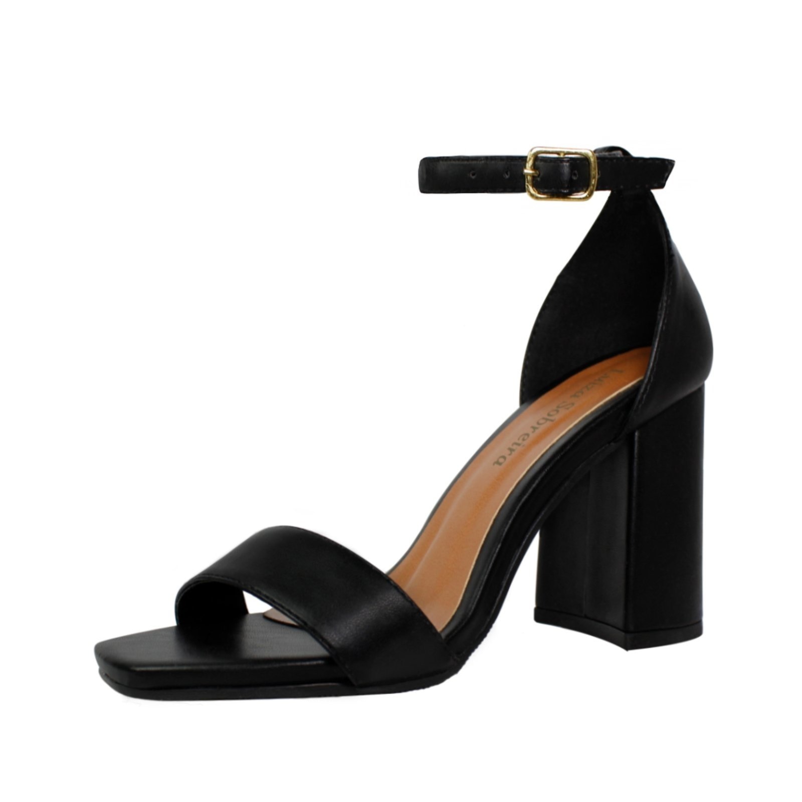 Imagem principal Sandália Salto Alto Grosso Luiza Sobreira Preta Mod. 2122 Luiza Sobreira preto