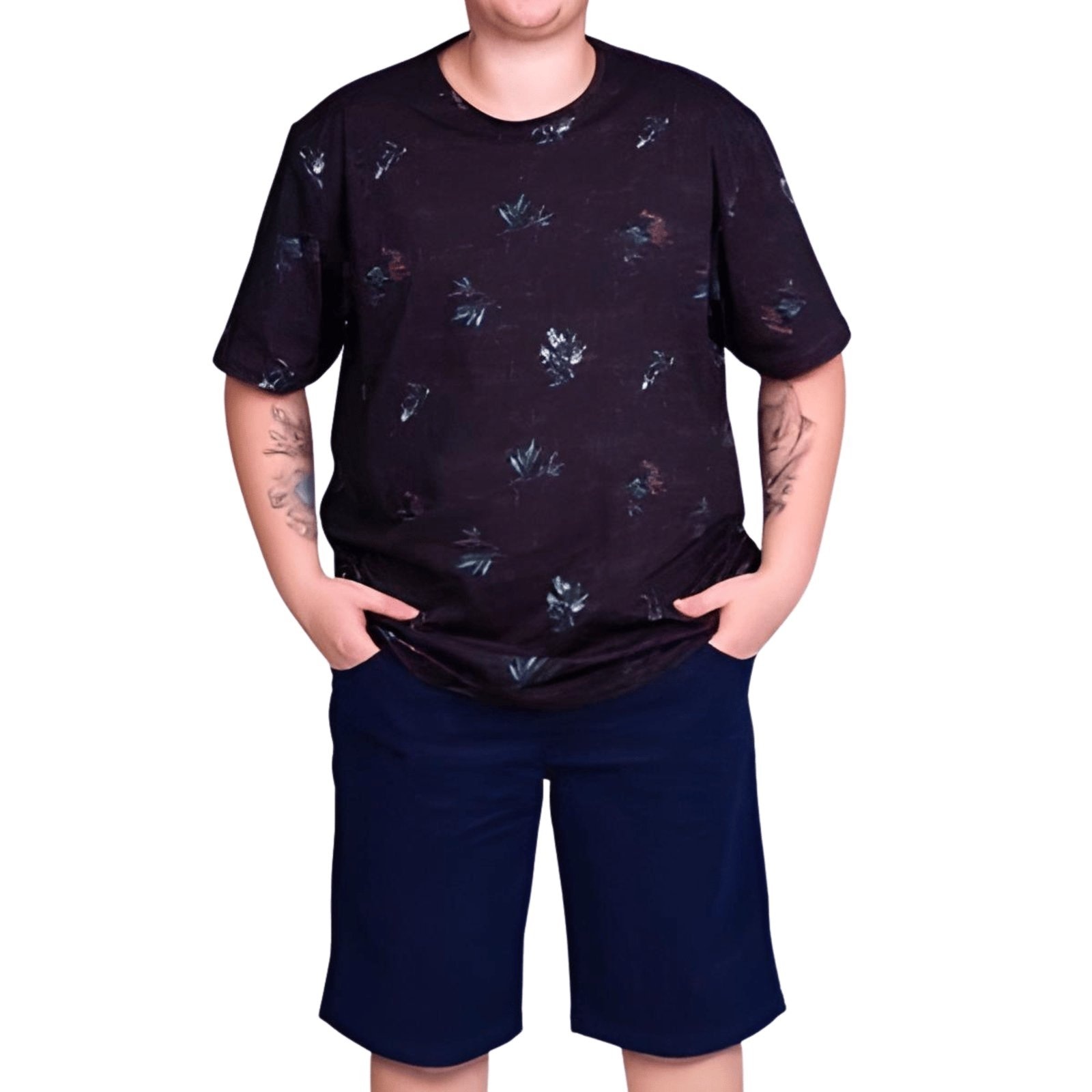 Imagem principal Bermuda Escura Masculina Oceano Plus Size Oceano jeans