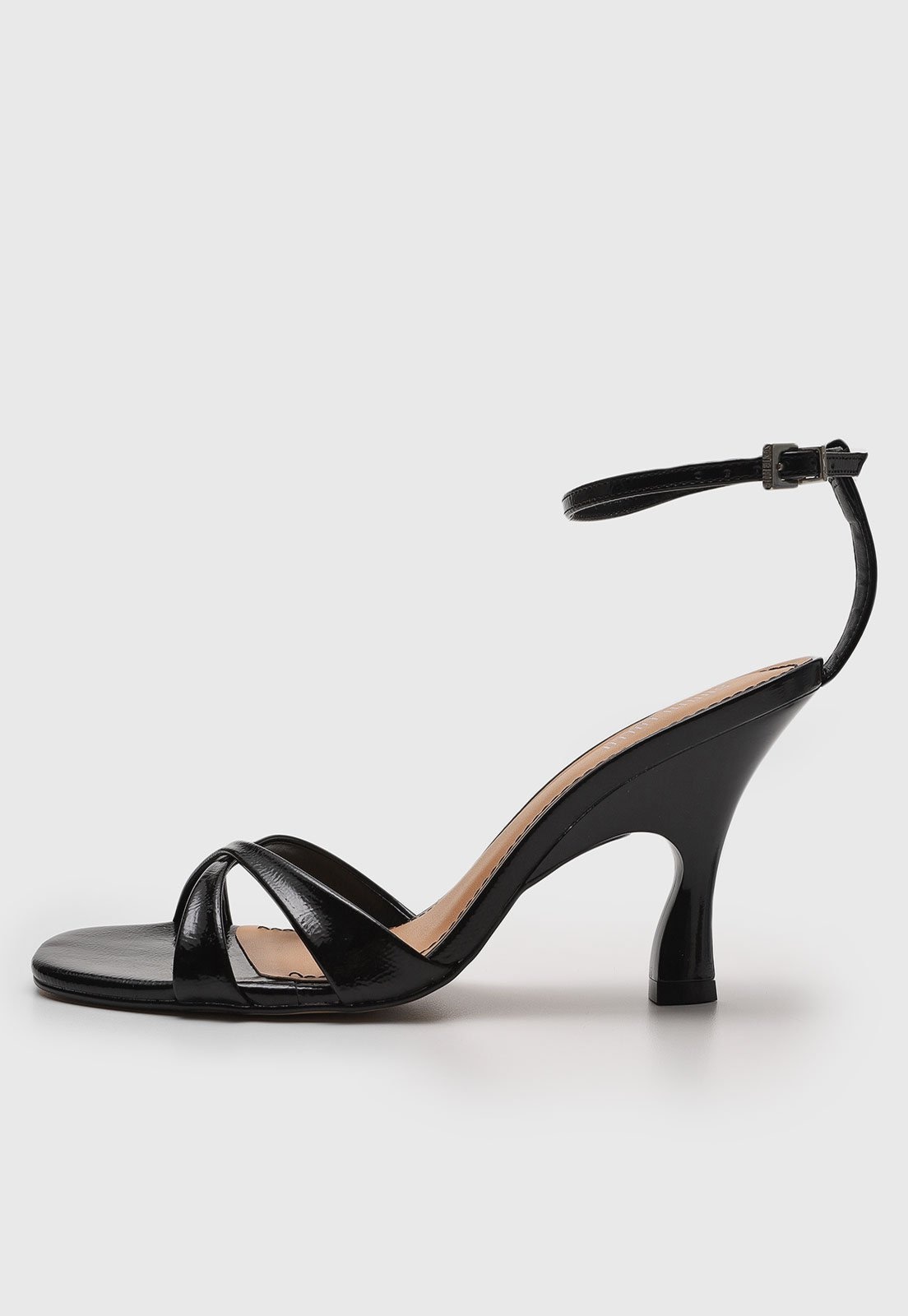 Imagem principal Sandália Alta Santa Lolla Verniz Preta Santa Lolla preto