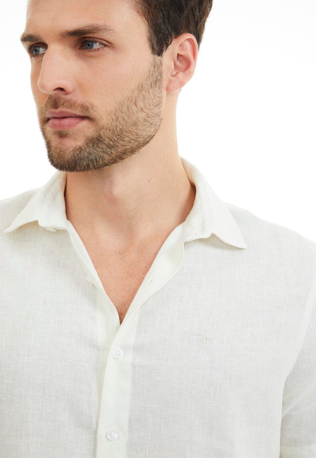 Imagem principal Camisa Linho Slim Traymon - Off White Traymon off-white white