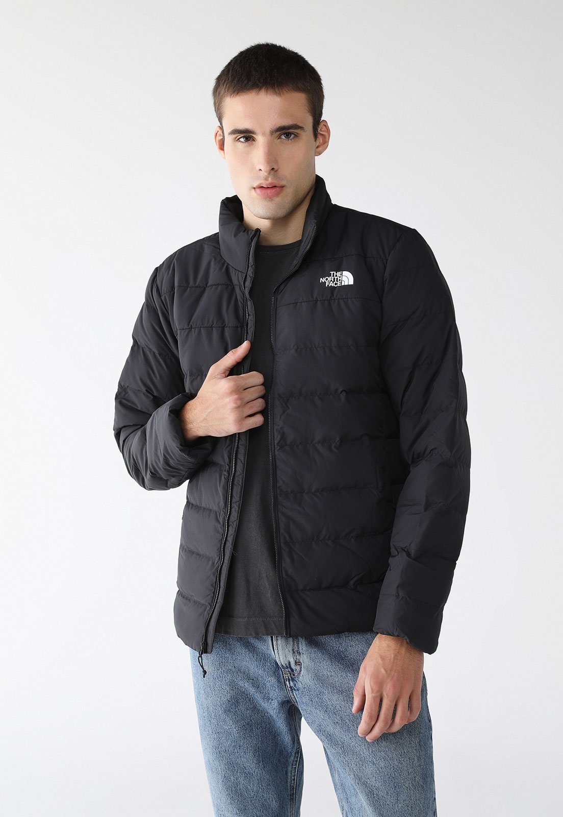 Imagem principal Jaqueta Puffer The North Face Reta Aconcágua 3 Summit Preta The North Face preto