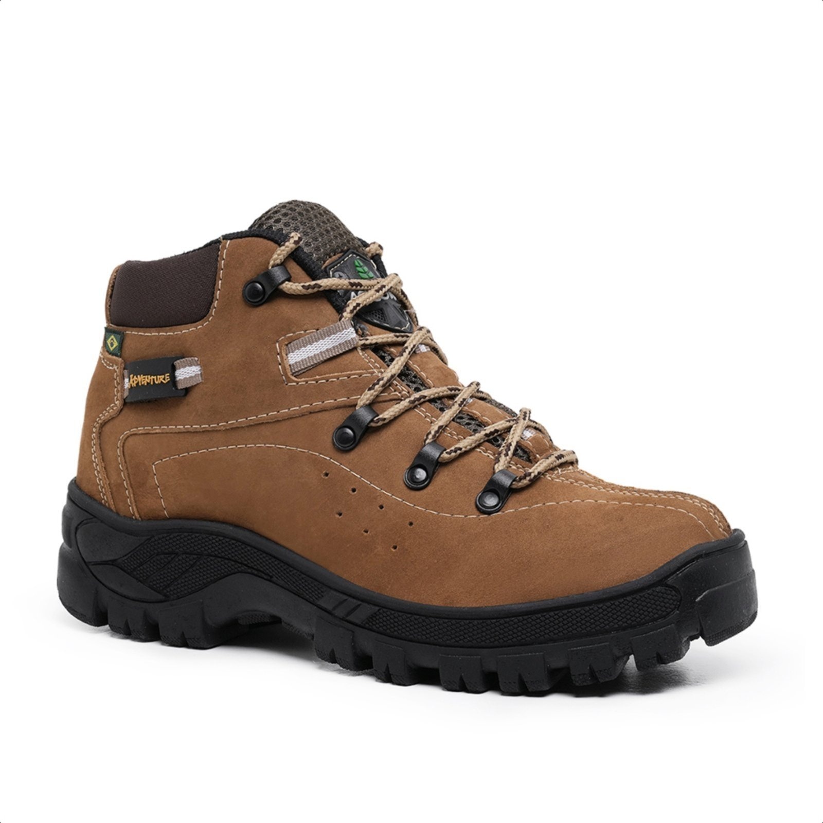 Imagem principal Coturno Adventure Accona em Couro cor Castor 100C Accona caramelo