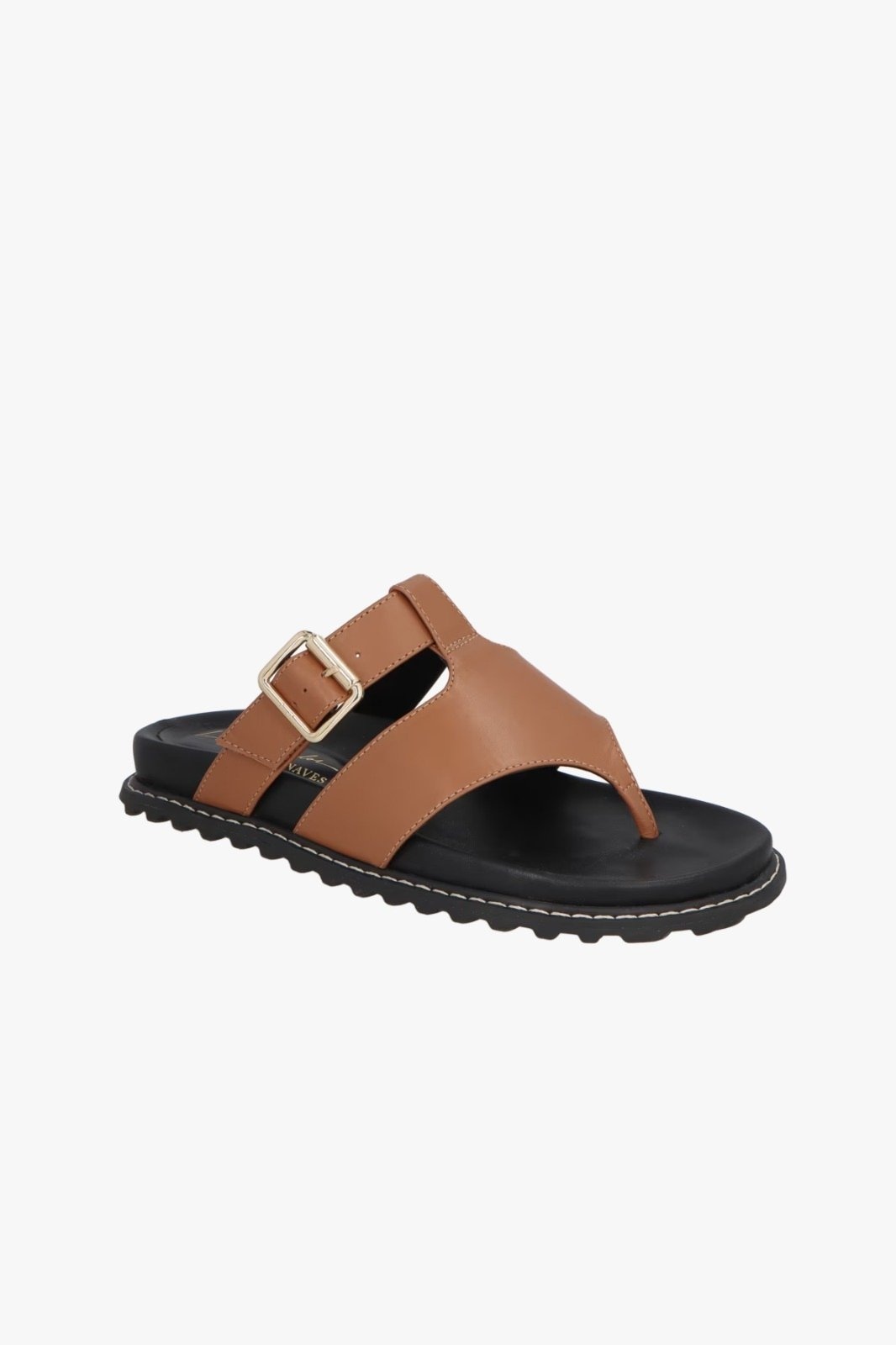 Imagem principal PAPETE DE DEDO EM COURO COM FIVELA Luiza Barcelos caramelo