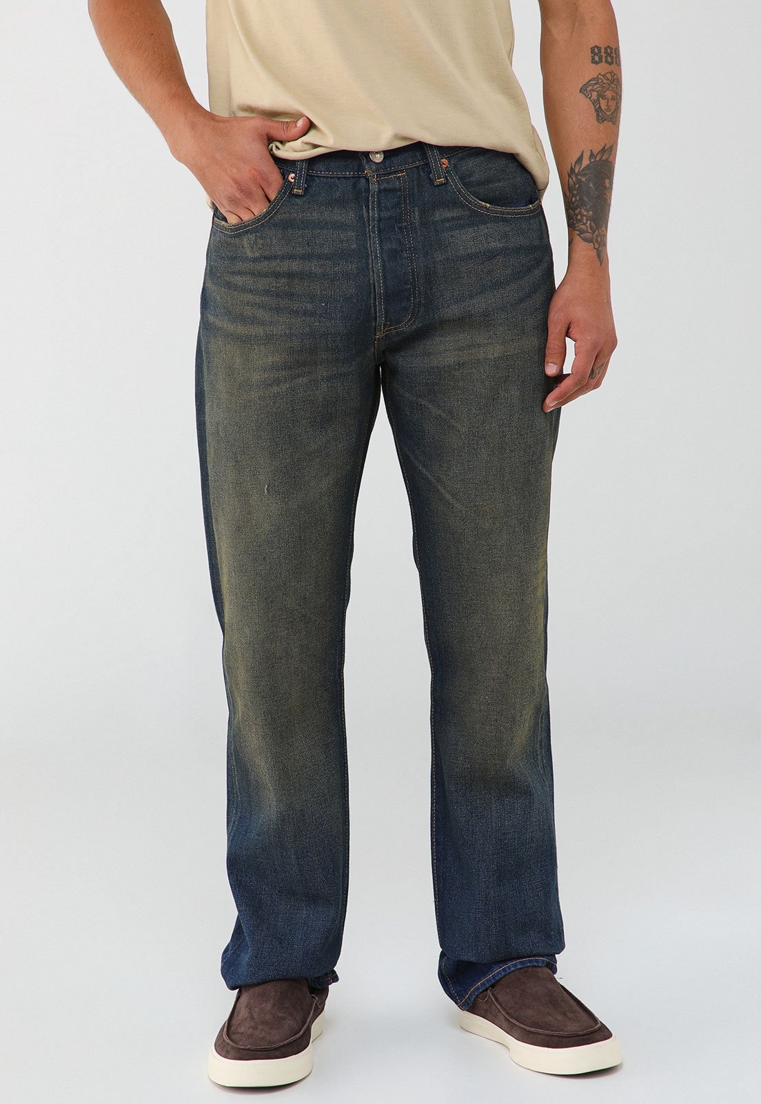 Imagem principal Calça Masculina Levi's 501 Original Escuro Levis azul