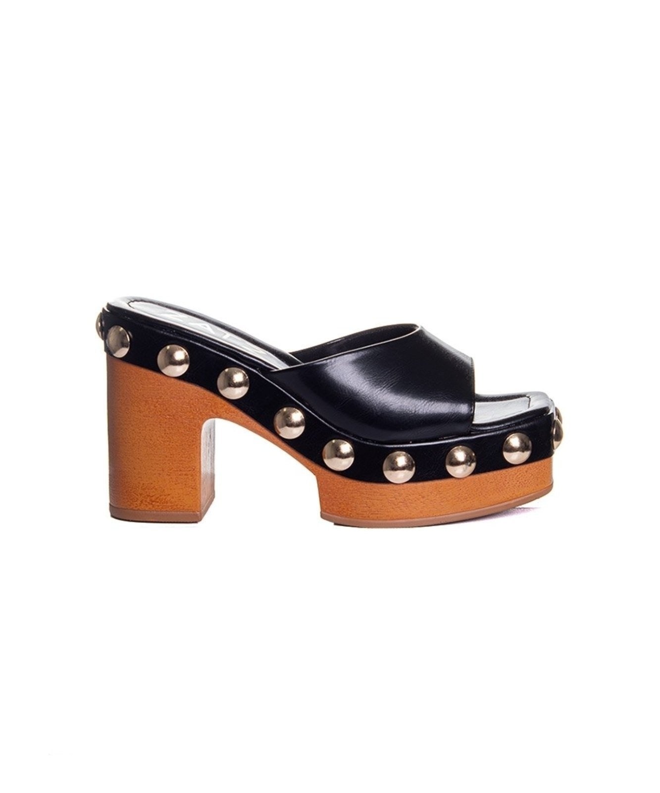 Imagem principal Tamanco Zatz Salto Alto Preto Pixolé incolor