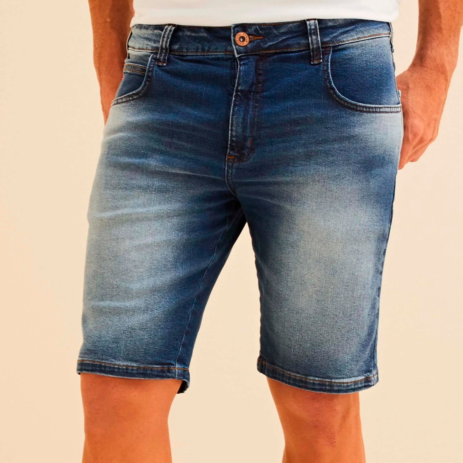 Imagem principal Bermuda Jeans Forum Paul Slim Fog Ve26 Masculino Forum azul