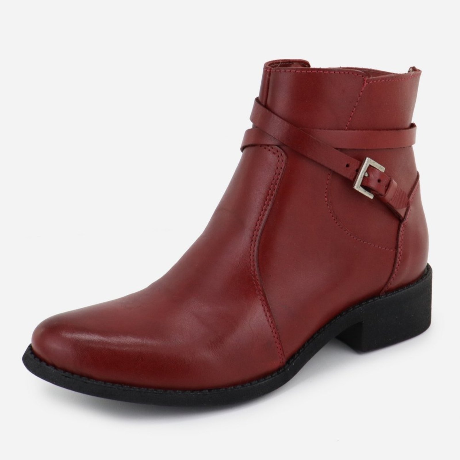 Imagem principal Bota Cano Curto Casual Maria Paula Botinha Morango MARIA PAULA vermelho