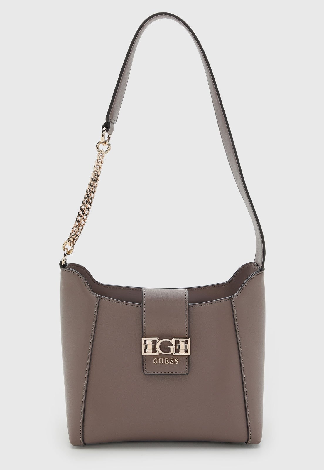 Imagem principal Bolsa Feminina Guess Média Logo Dourado Guess bege