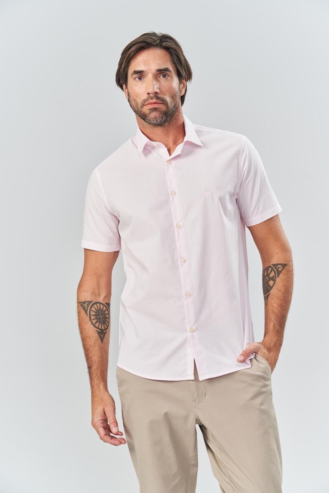 Imagem principal Camisa Basic Masculina Acostamento ACOSTAMENTO MASCULINO azul marinho