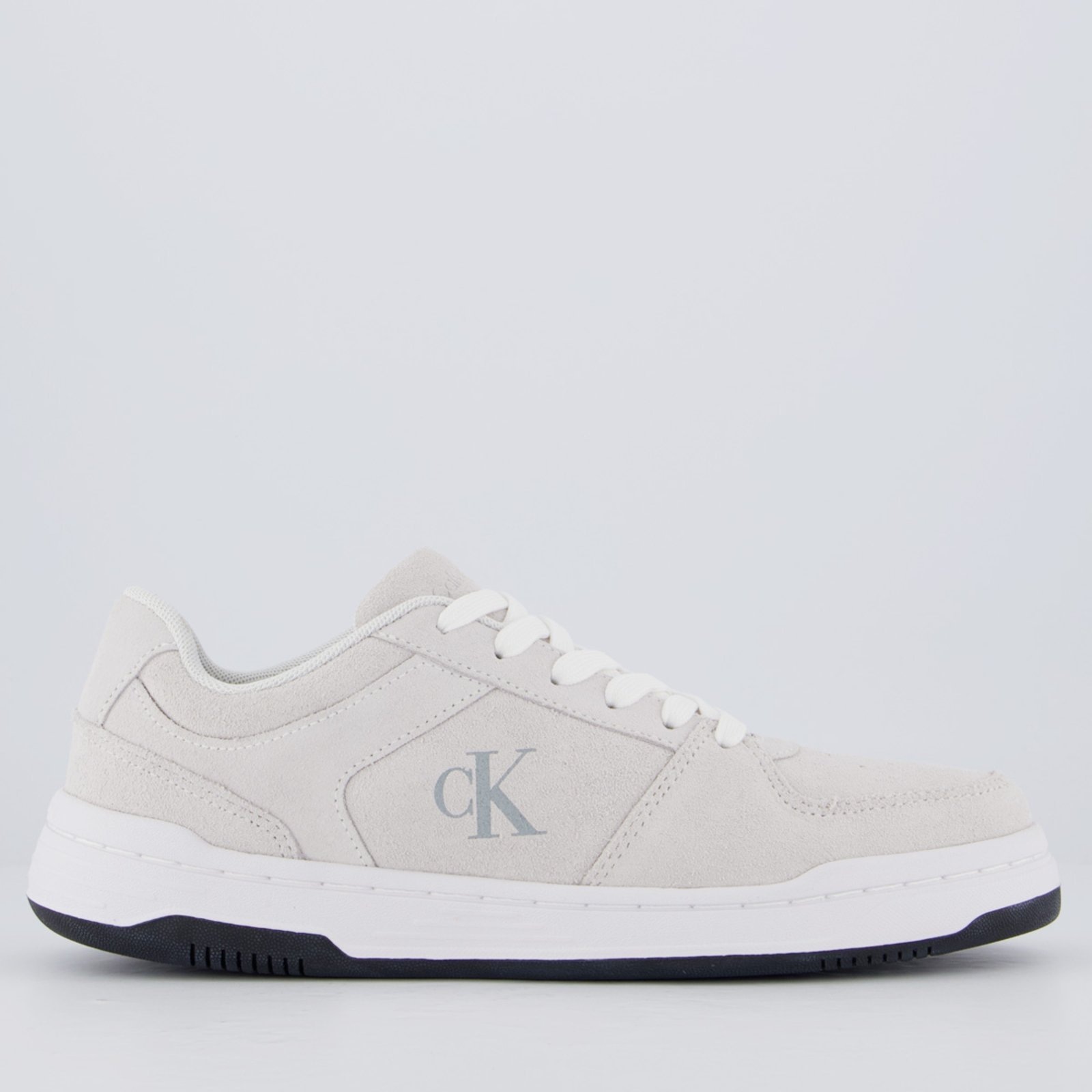 Imagem principal Tênis Calvin Klein CKJ Camurça Claro Calvin Klein cinza
