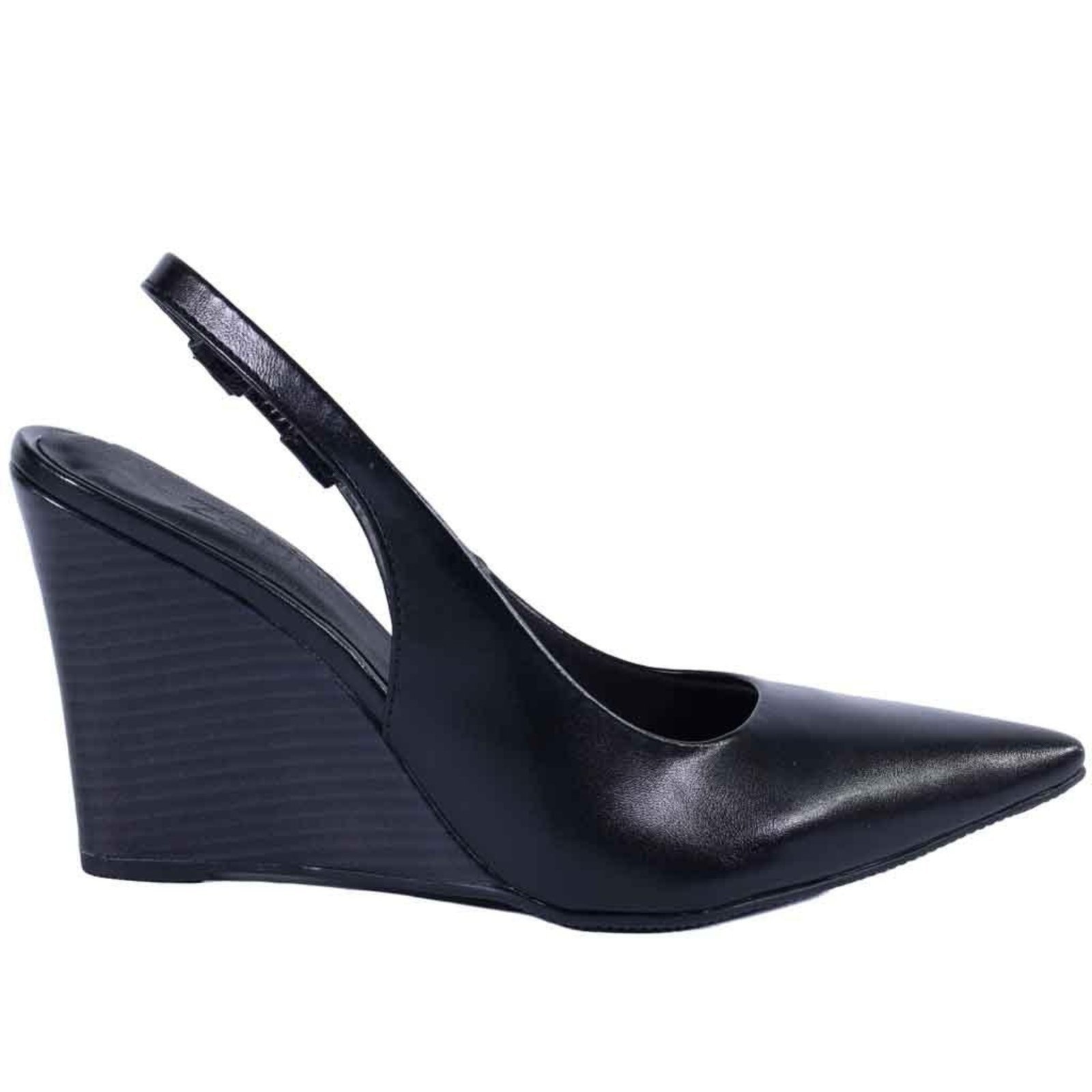 Imagem principal Scarpin Feminino Zariff Slingback com Salto Anabela 4634-89161 Preto Zariff incolor