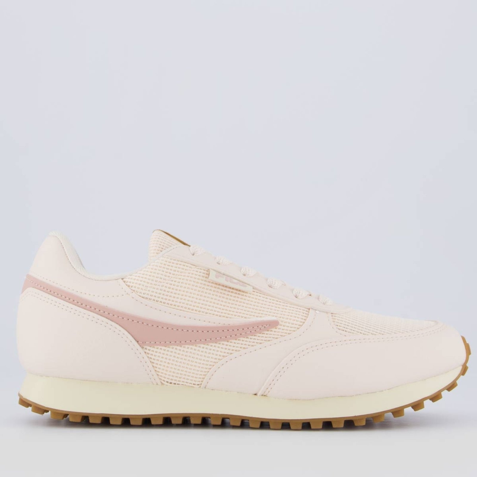 Imagem principal Tênis Fila Renno Classic Feminino e Bege Fila rosa