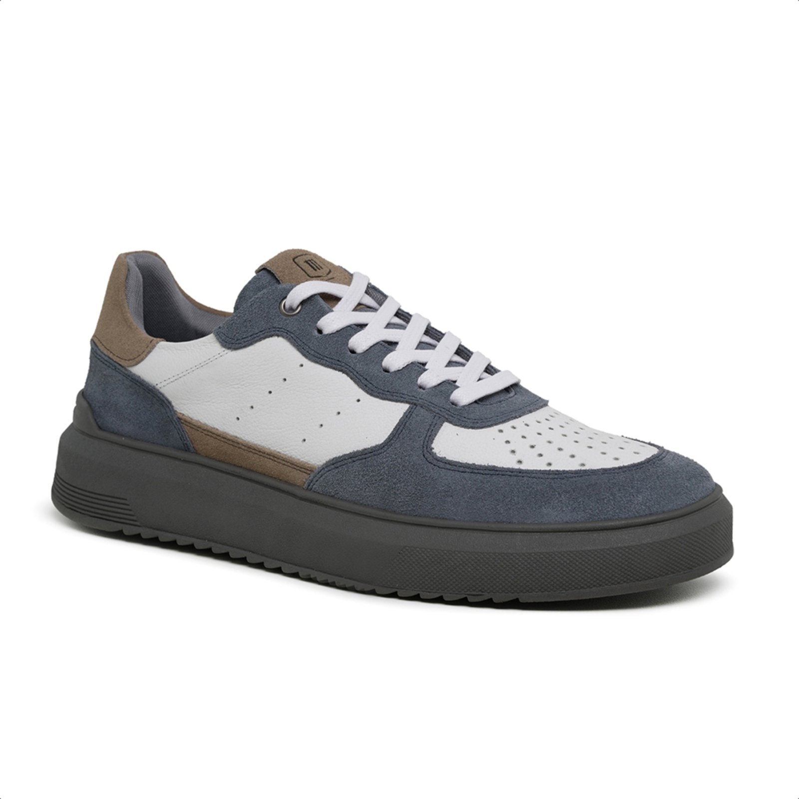 Imagem principal Tênis Malbork e Cinza com Solado de Borracha 17530 Malbork branco