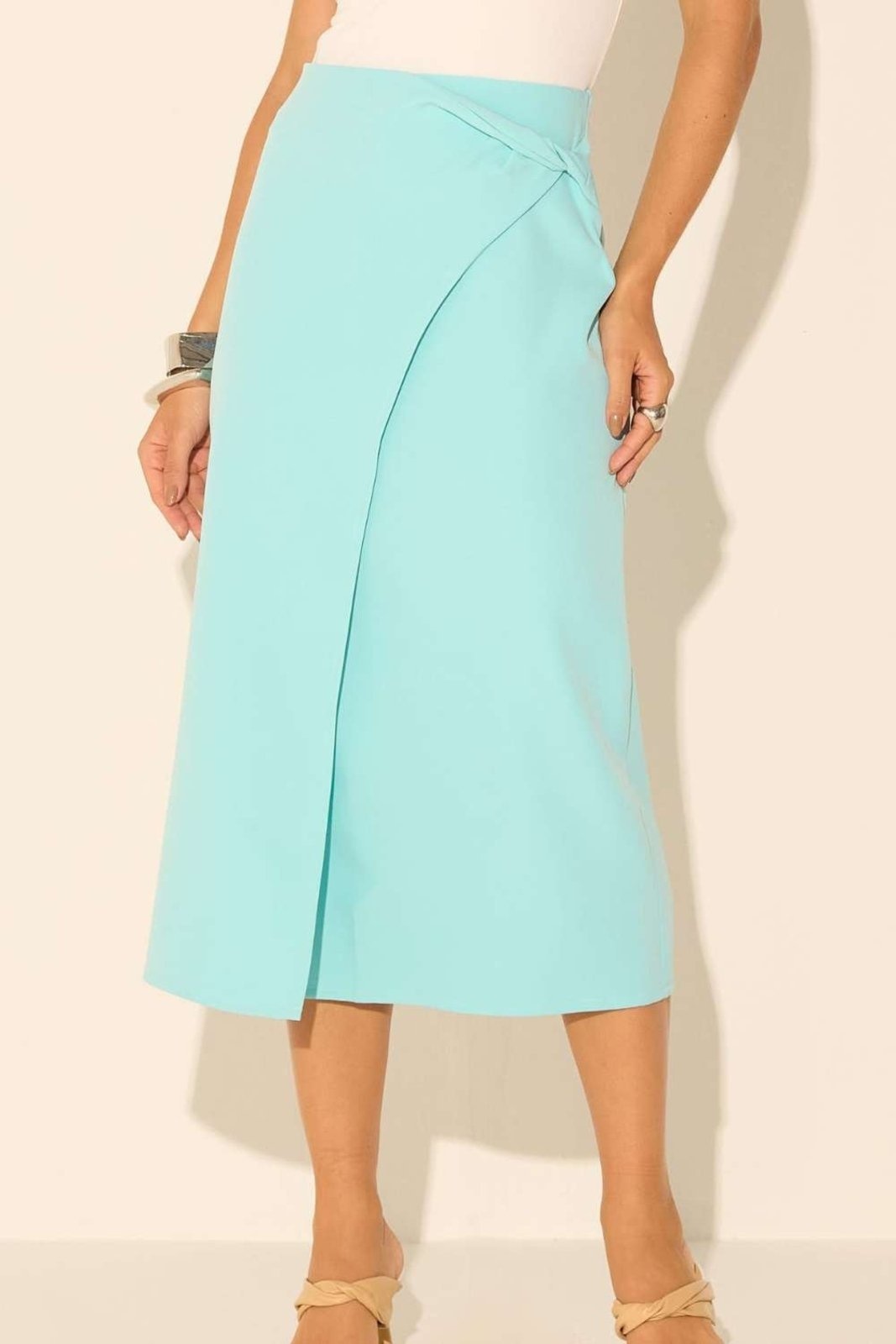 Imagem principal Saia Vanibele Midi Piscina Vanibele azul