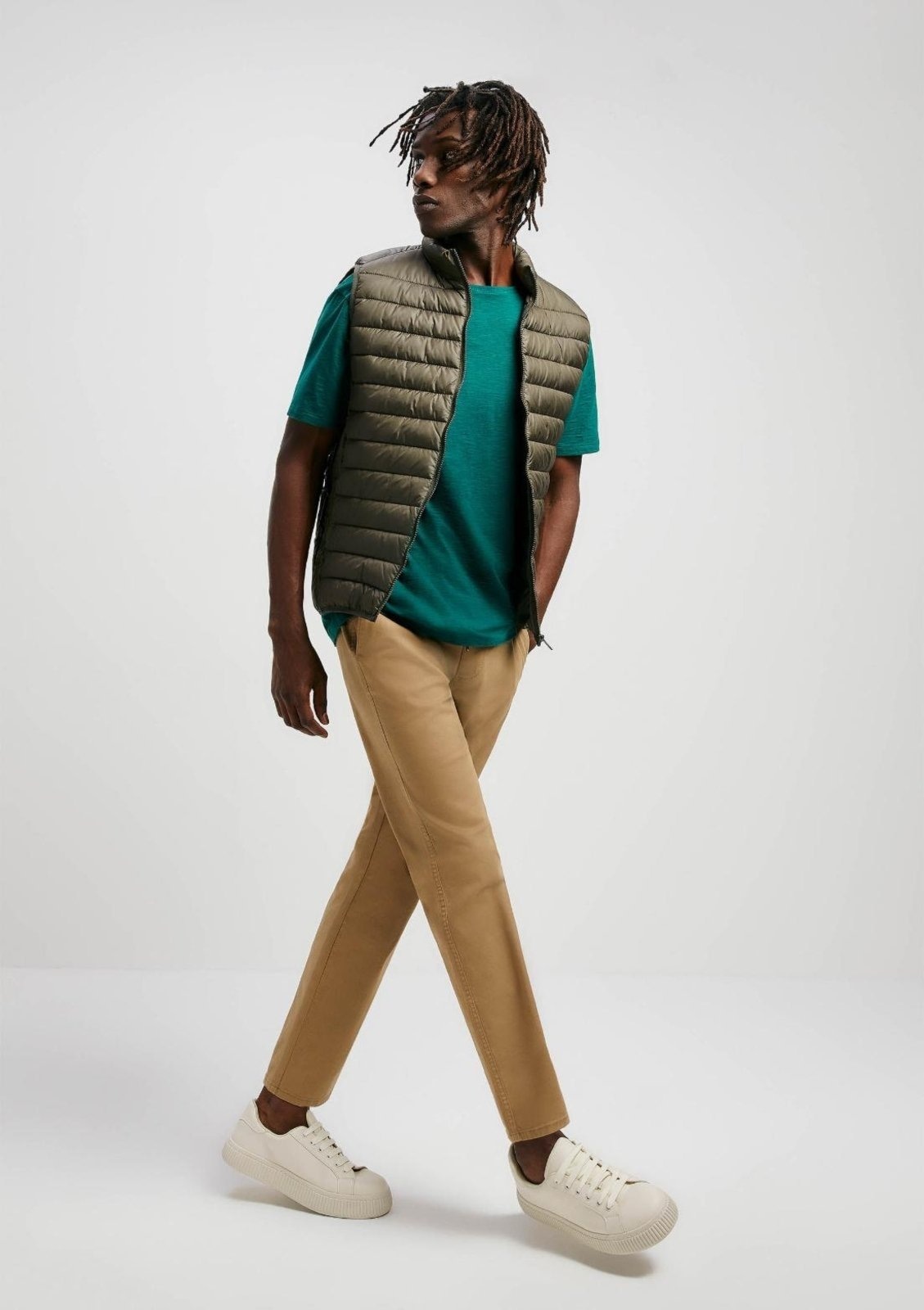 Imagem principal Colete Básico Masculino Puffer Comfort Hering verde