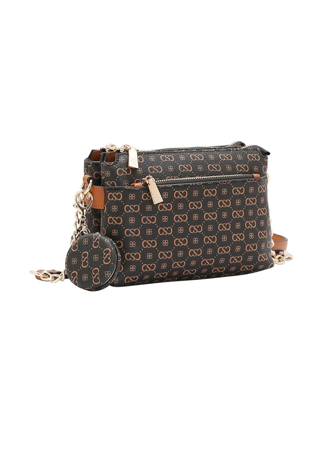 Imagem principal Bolsa Feminina Chenson Monograma Elegance 3485408 Chenson café