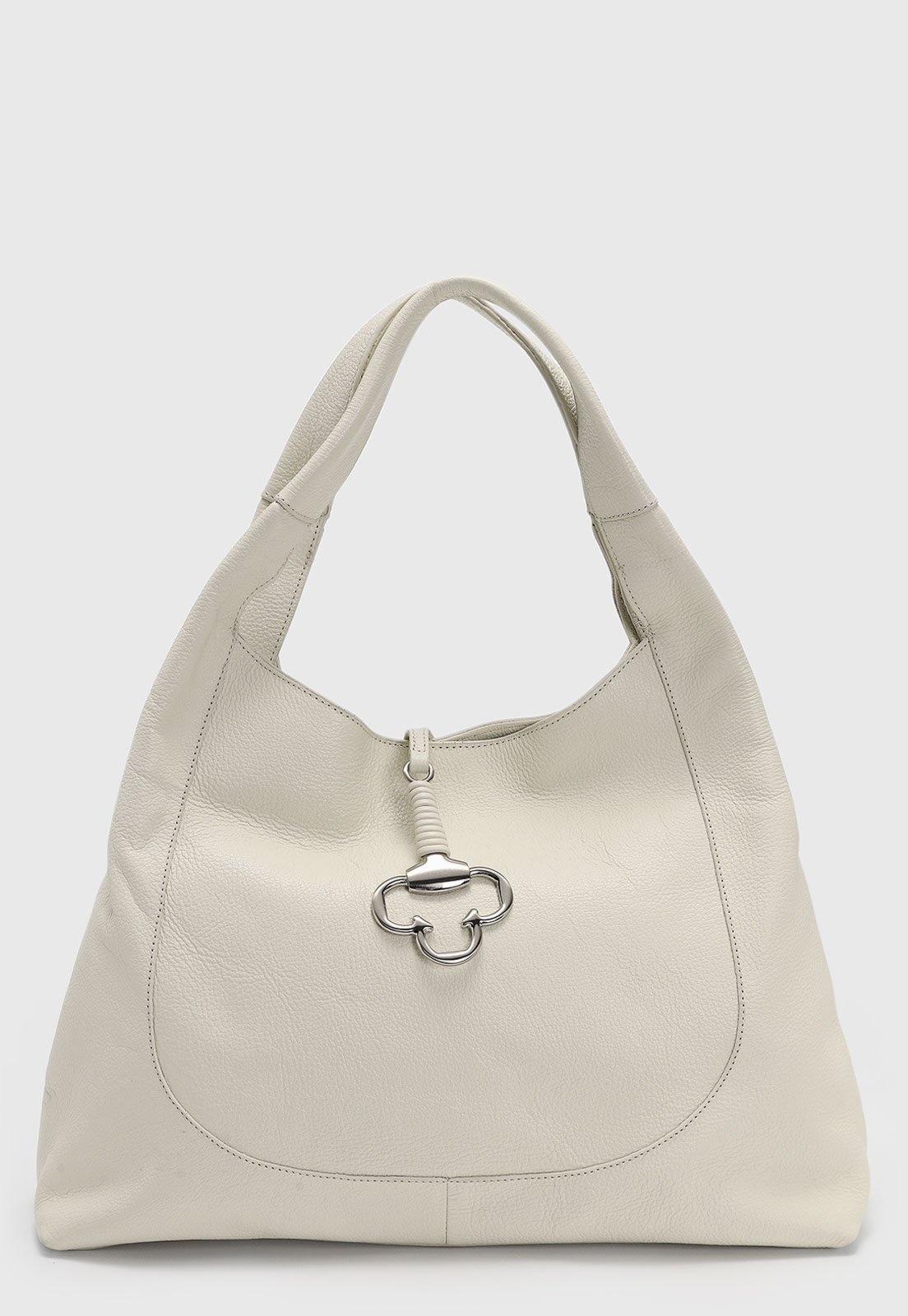 Imagem principal Bolsa Feminina Capodarte Grande Detalhe Metálico Off-White Capodarte off-white white