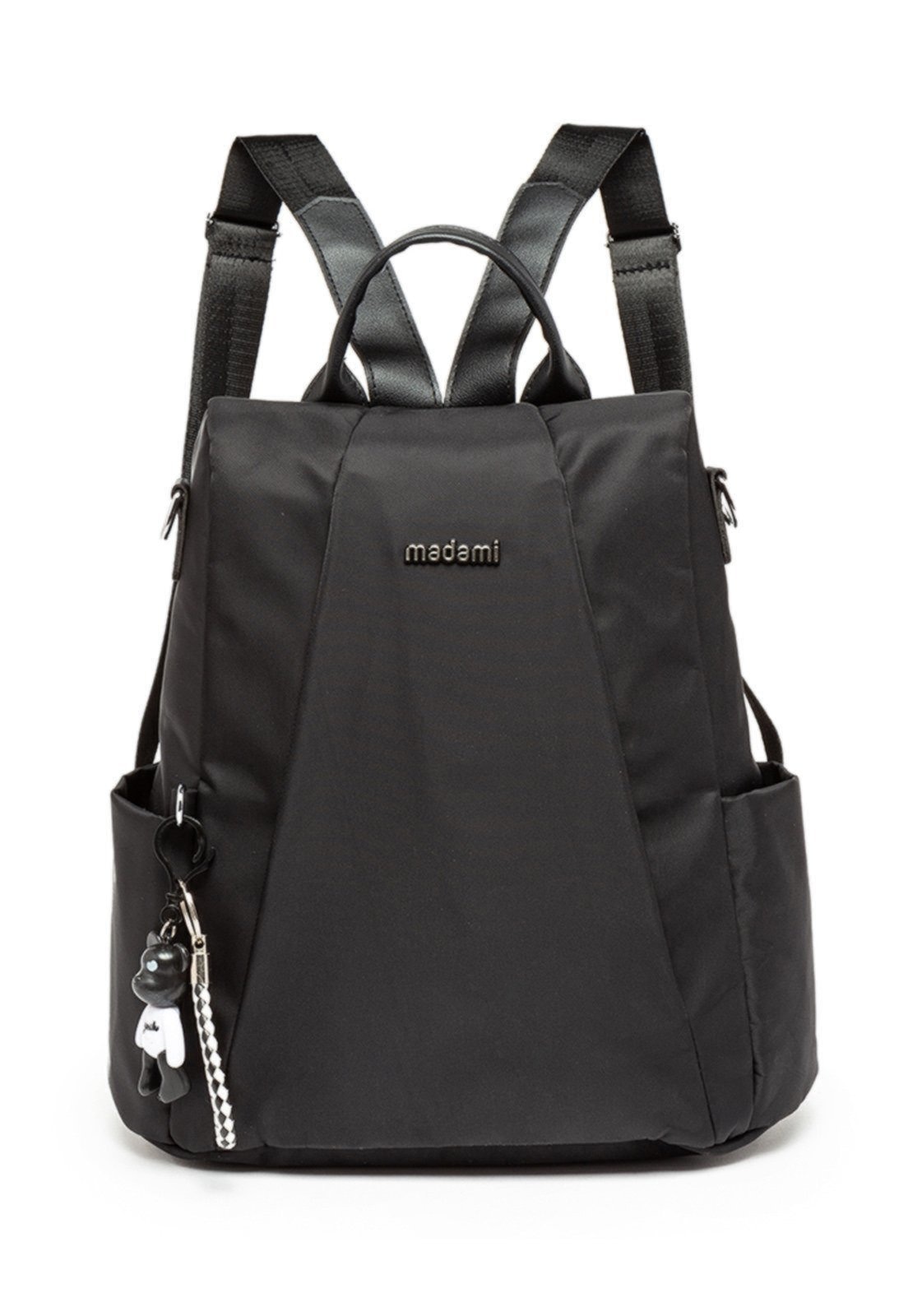 Imagem principal Mochila Feminina Casual Passeio Bolsa Antifurto Espaçosa Resistente Madami preto