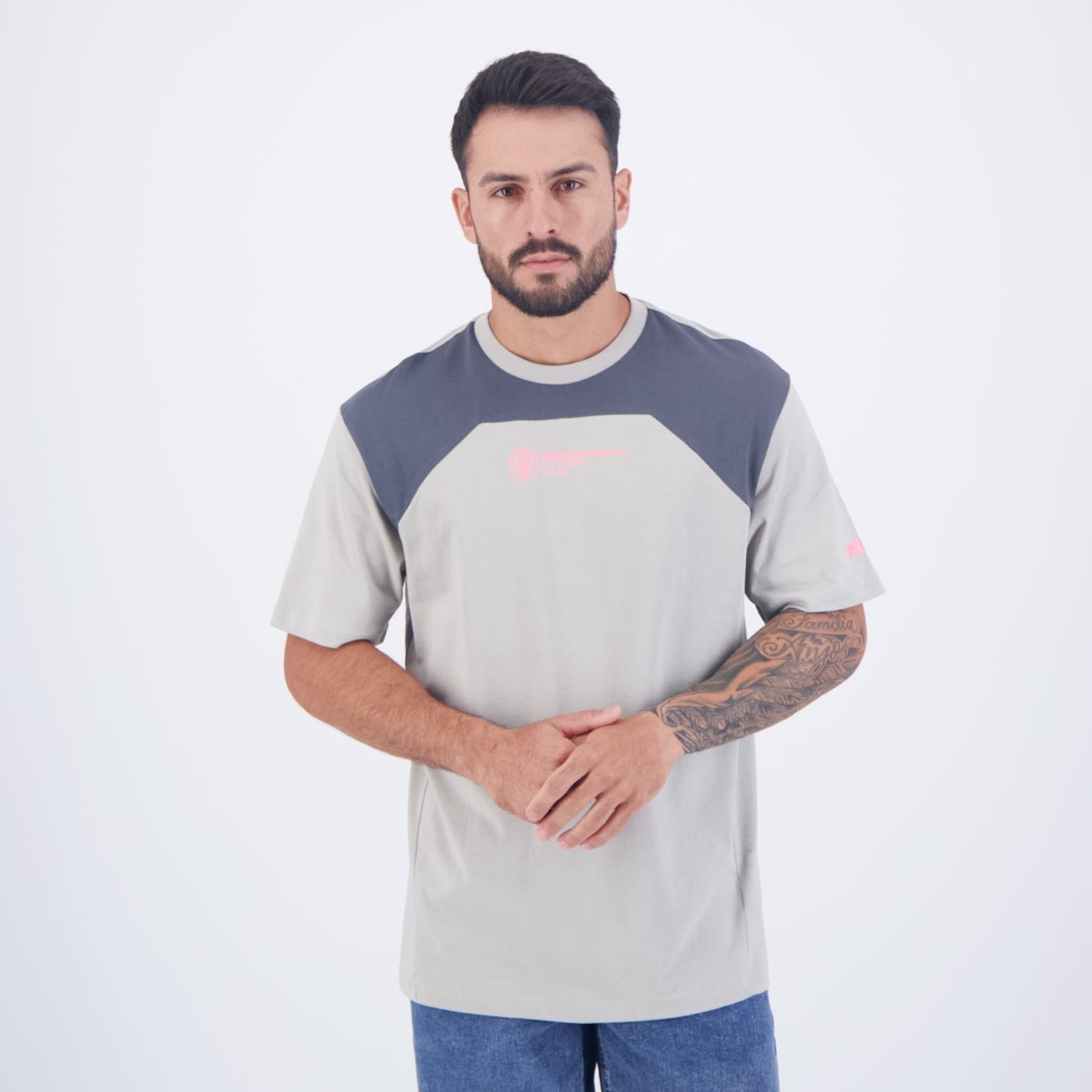 Imagem principal Camiseta Puma Manchester City Culture Puma cinza