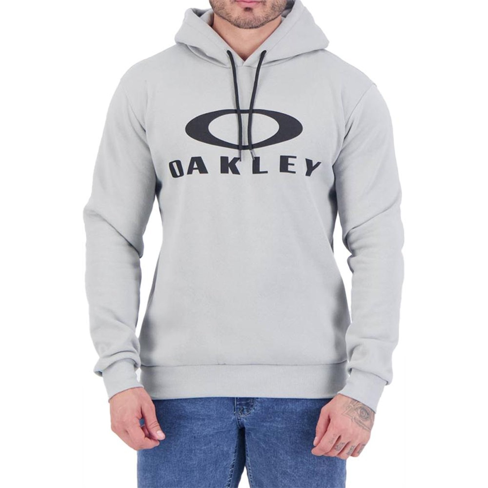 Imagem principal Moletom Oakley Fechado Dual Hoodie II WT24 Stone Grey Oakley cinza grey