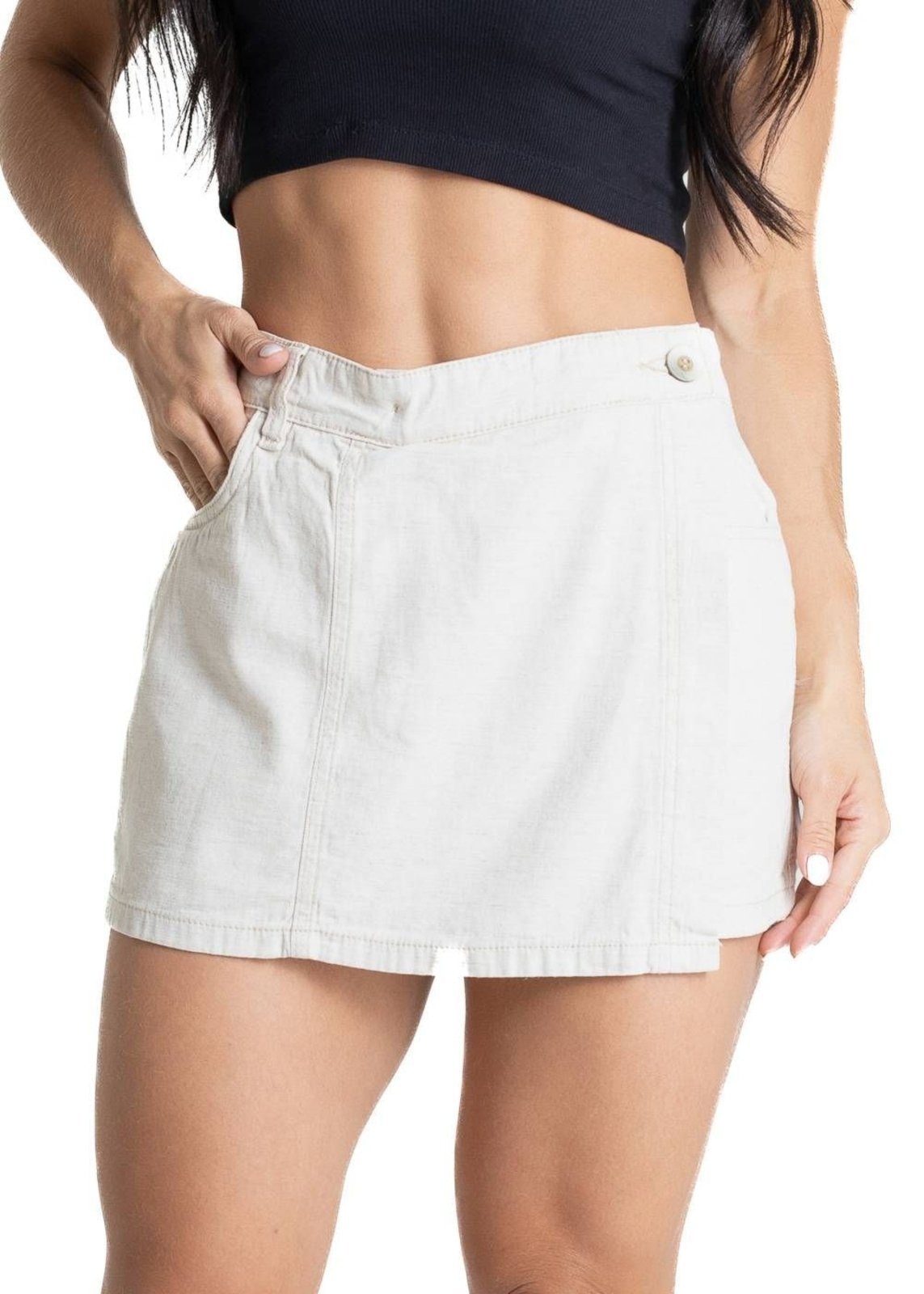 Imagem principal Shorts Saia Linho Sawary - 280335 Sawary bege