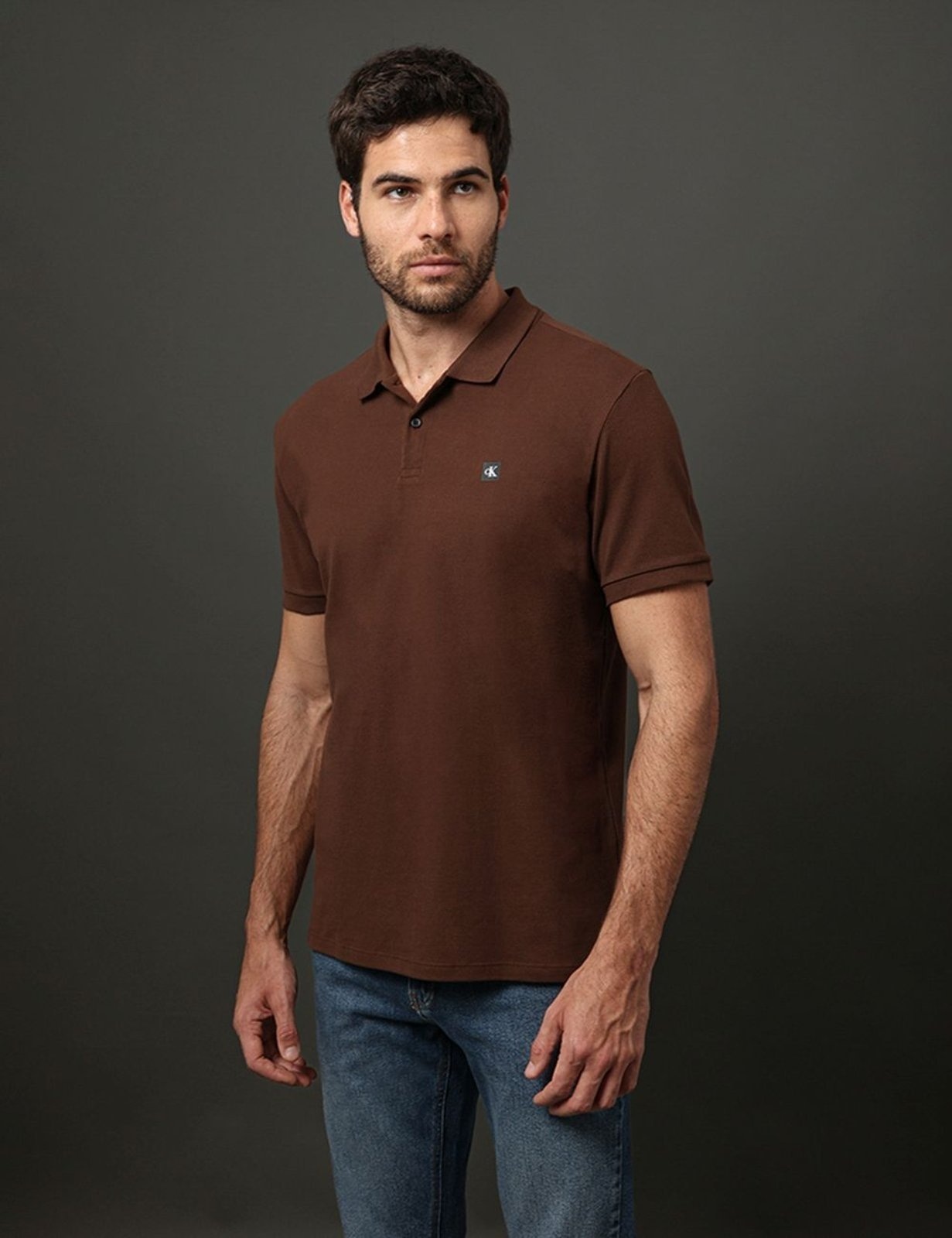 Imagem principal Polo Masculina Premium Calvin Klein Jeans Calvin Klein Jeans vermelho