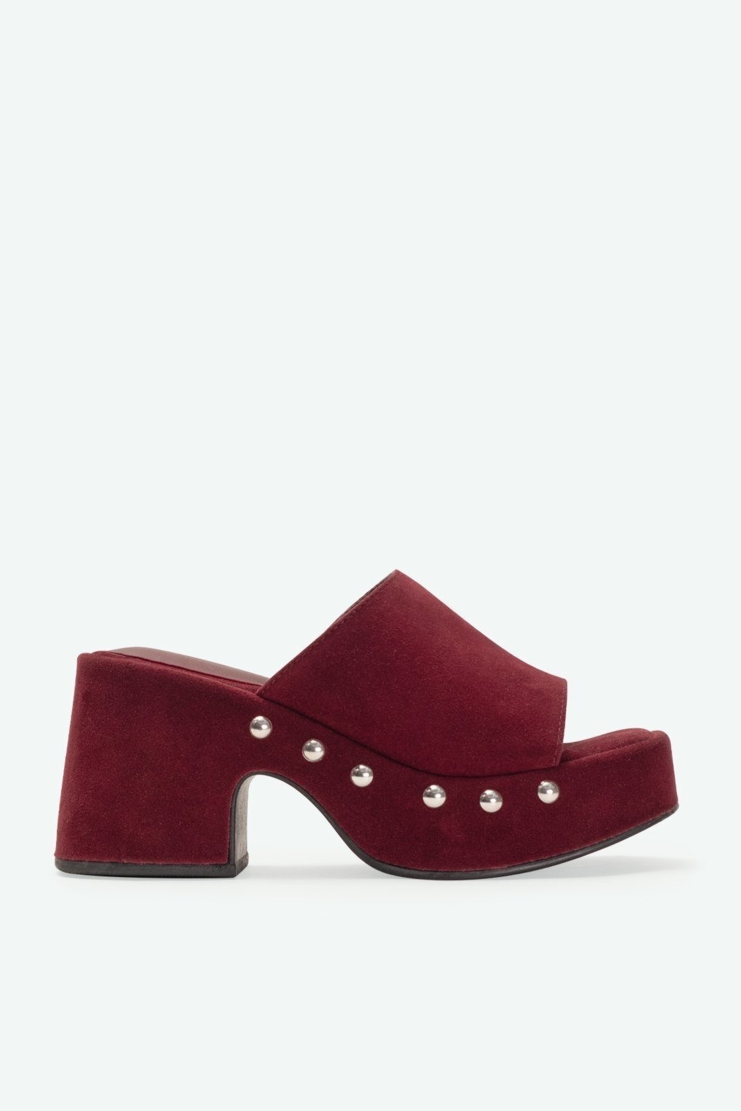 Imagem principal Tamanco Vivian Suzana Santos bordô