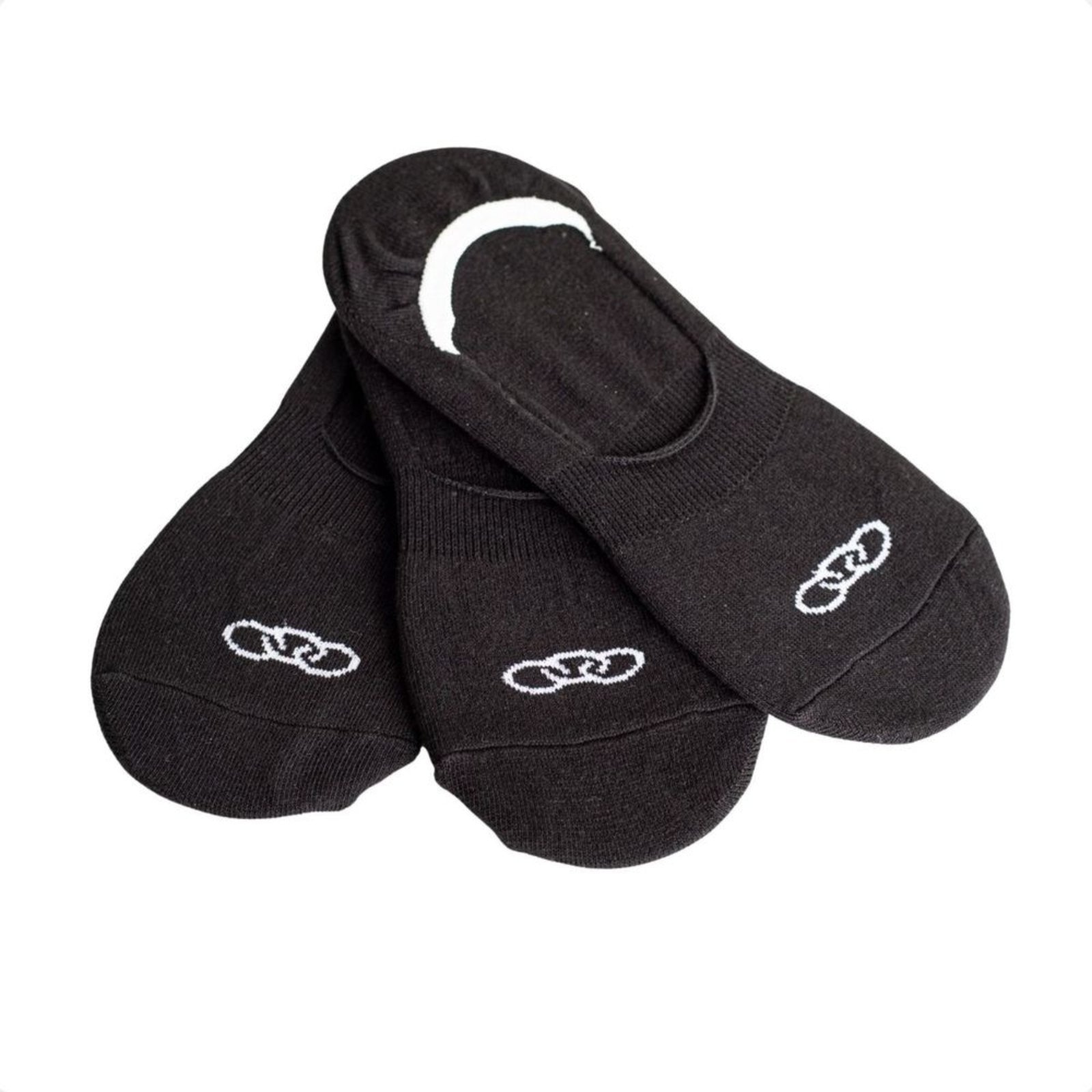 Imagem principal Kit Meia Invisivel OLYMPIKUS preto