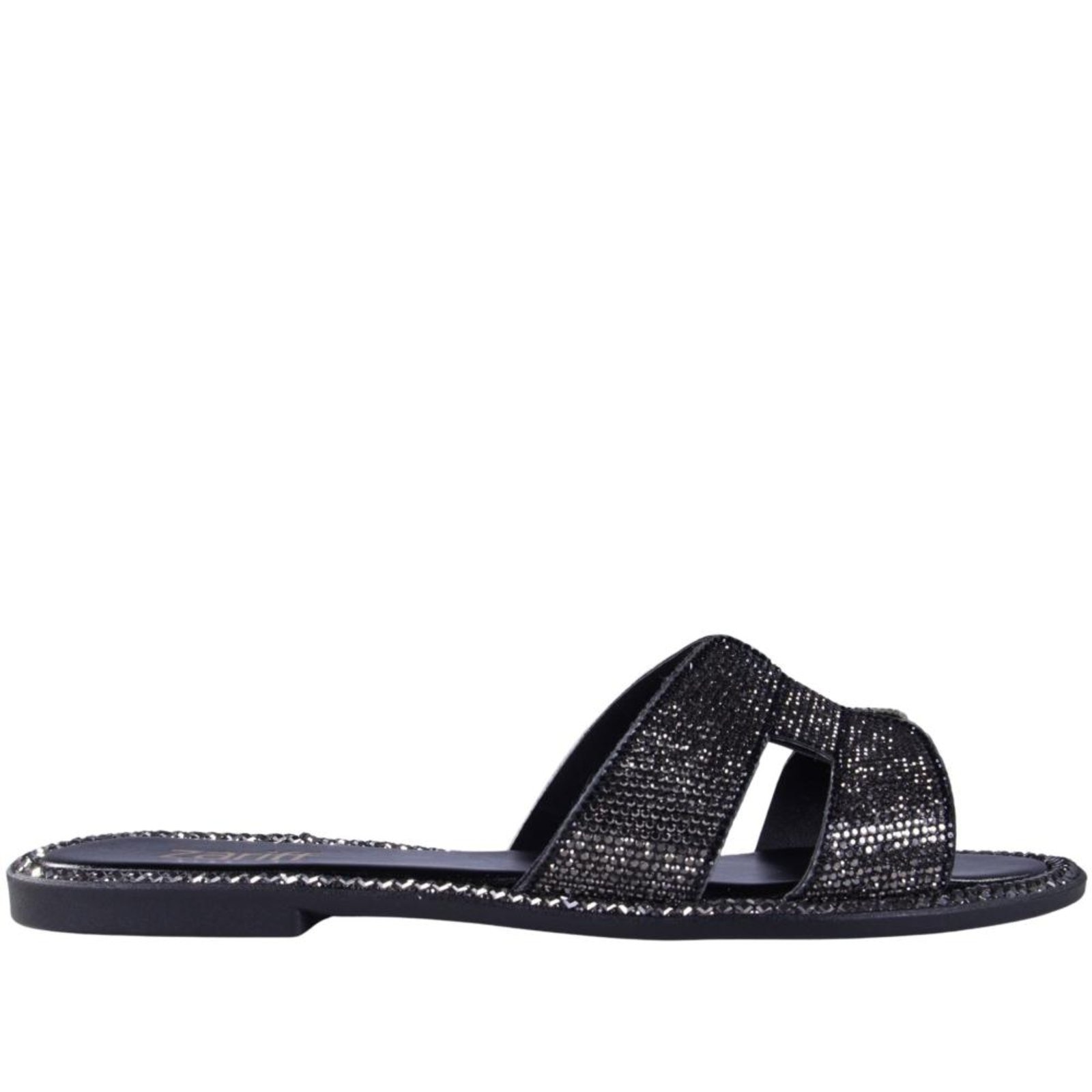 Imagem principal Tamanco Feminino Rasteiro Zariff 1618019252 Preto Zariff incolor